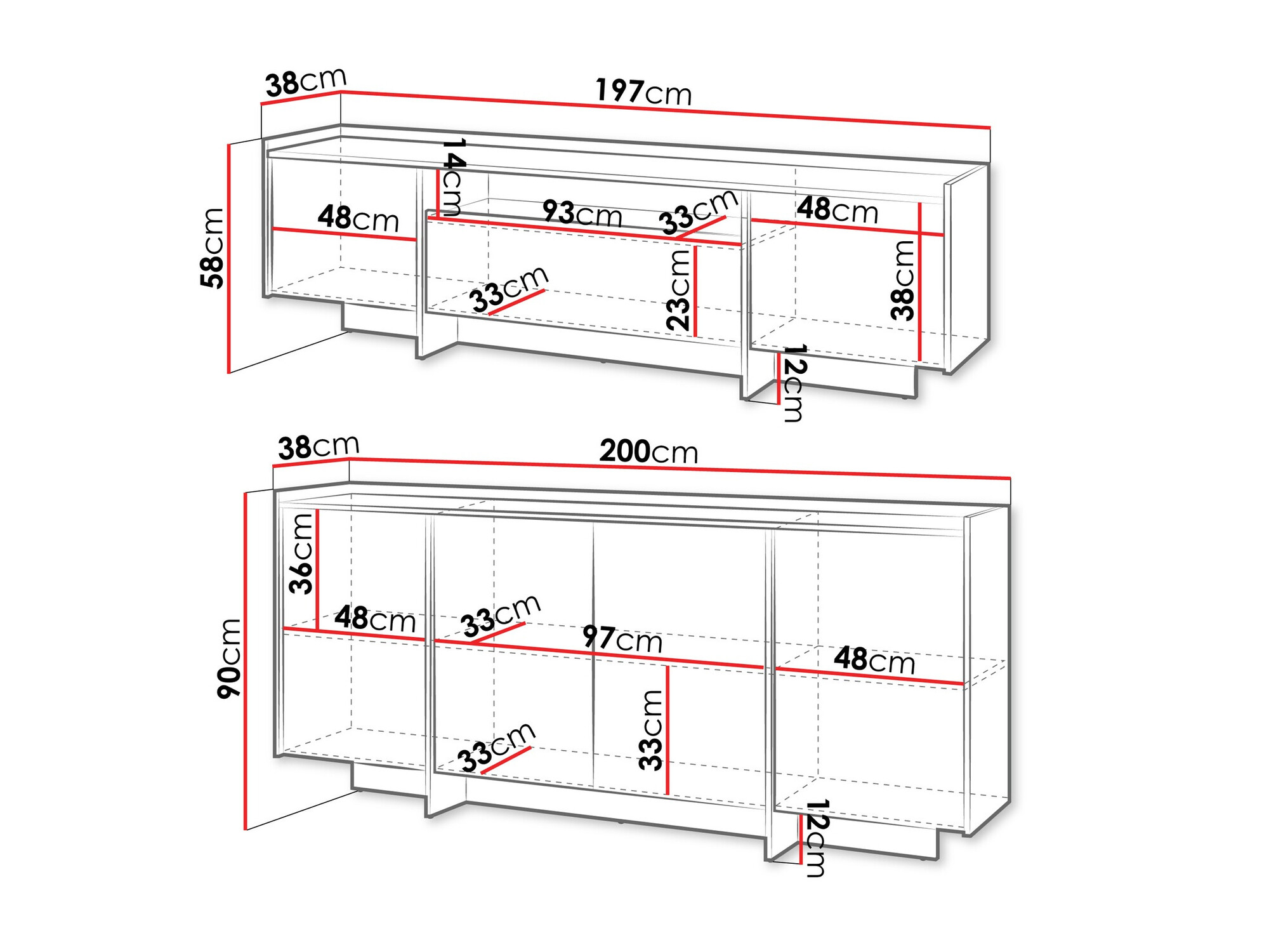 Woonkamerset Filus (Eiken)