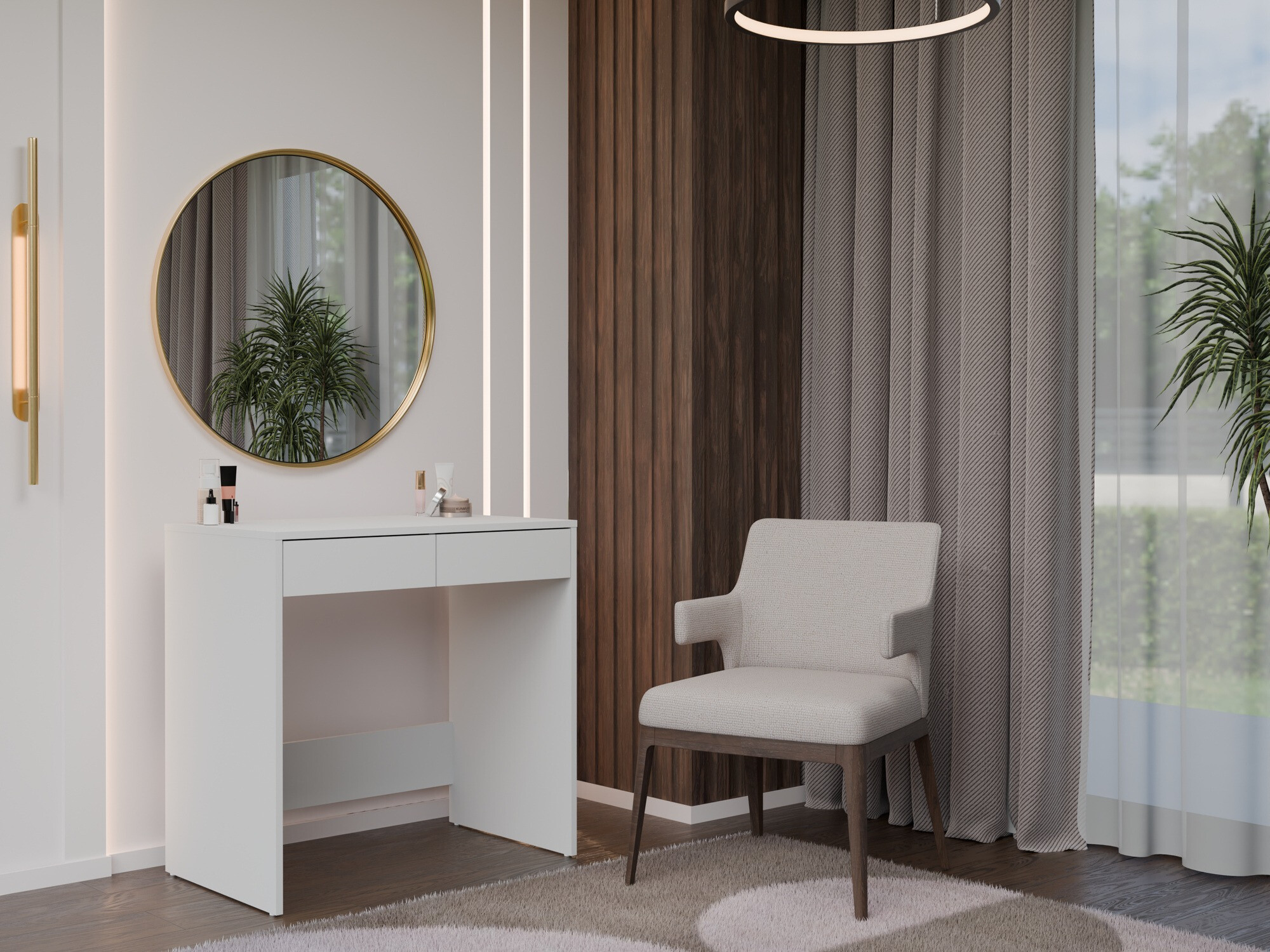 Kaptafel Mandeville 278 (Wit)