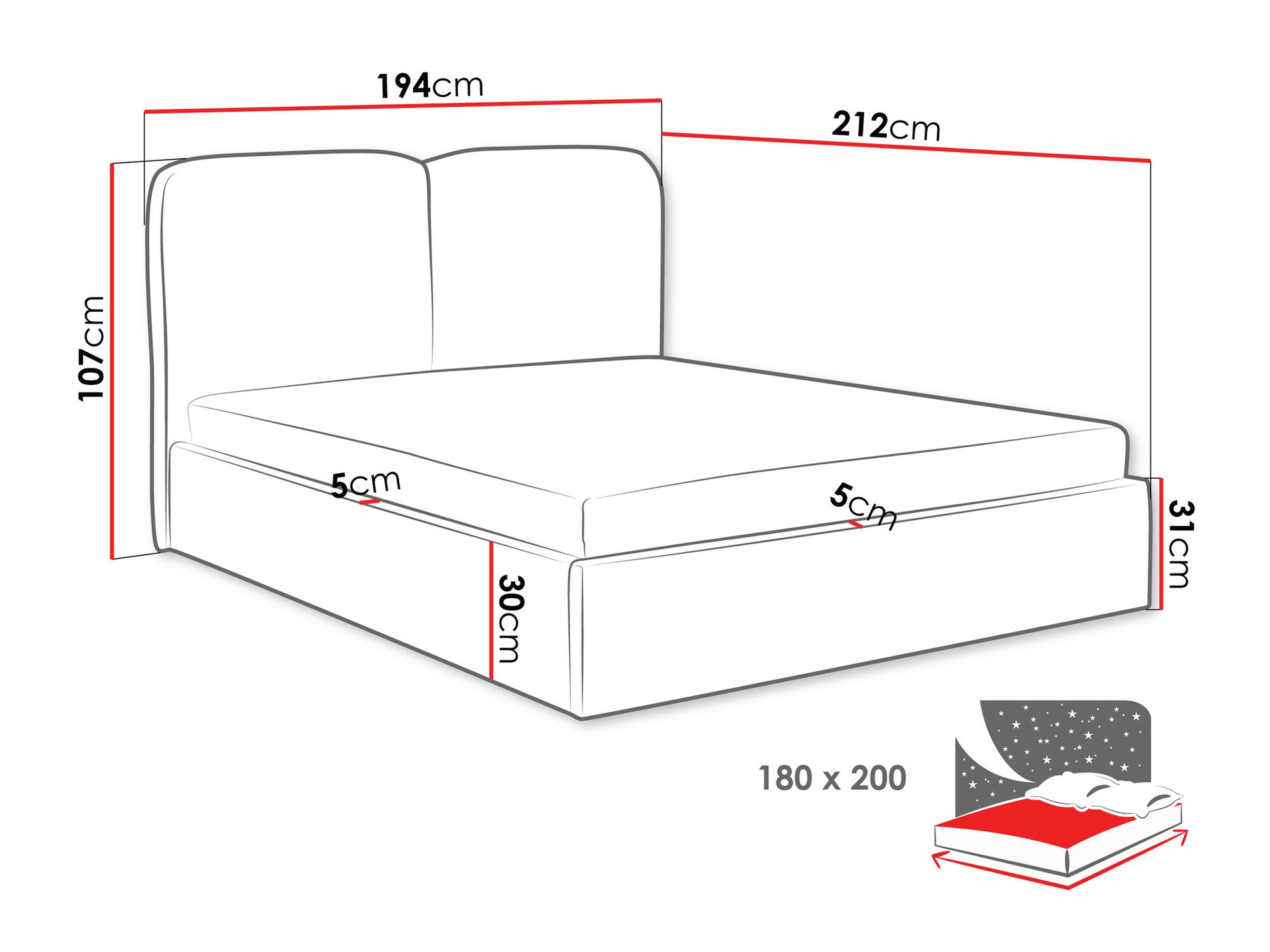 Bed Vox (Coral 15)