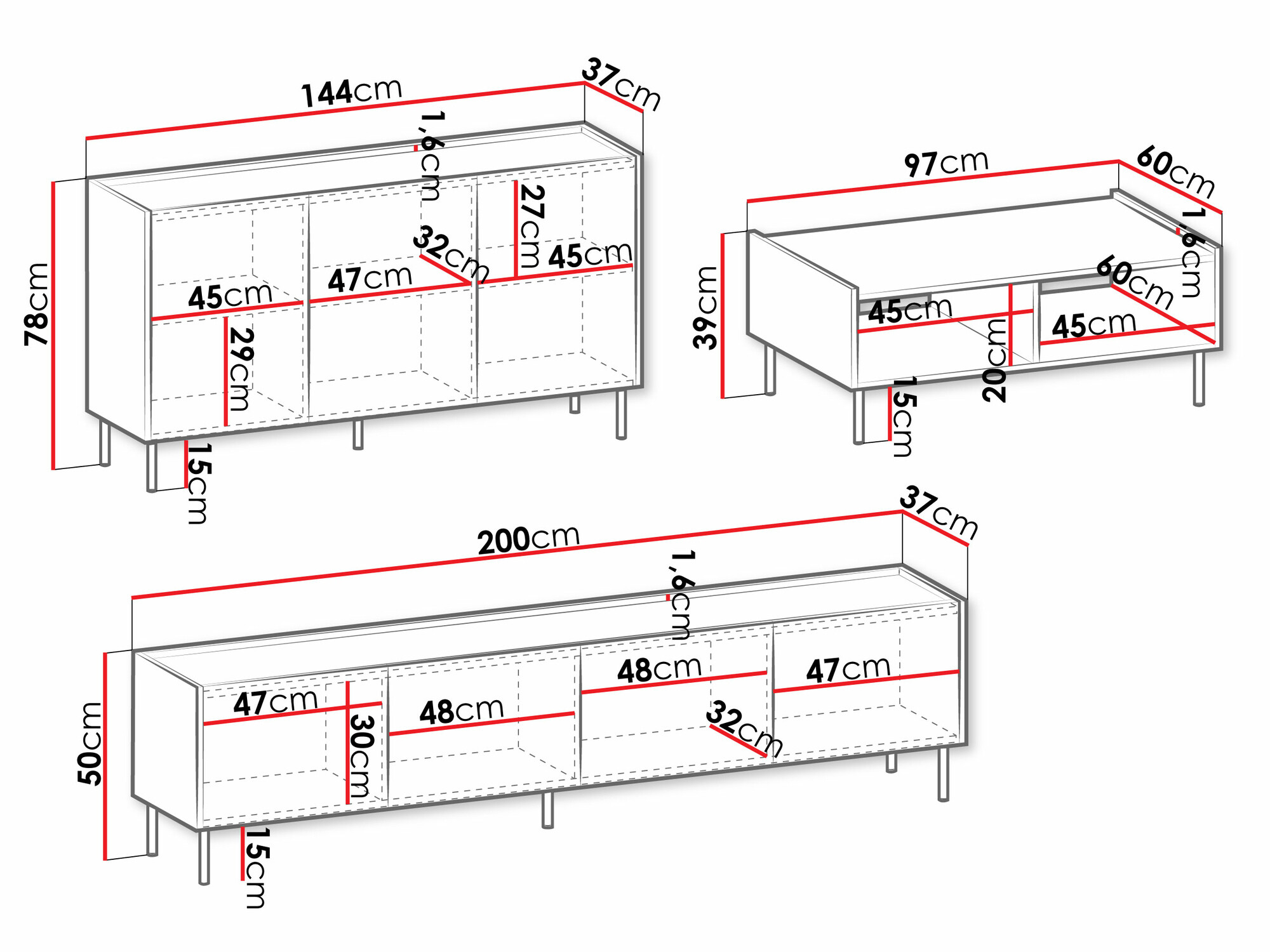 Woonkamerset Comfivo Belviro I