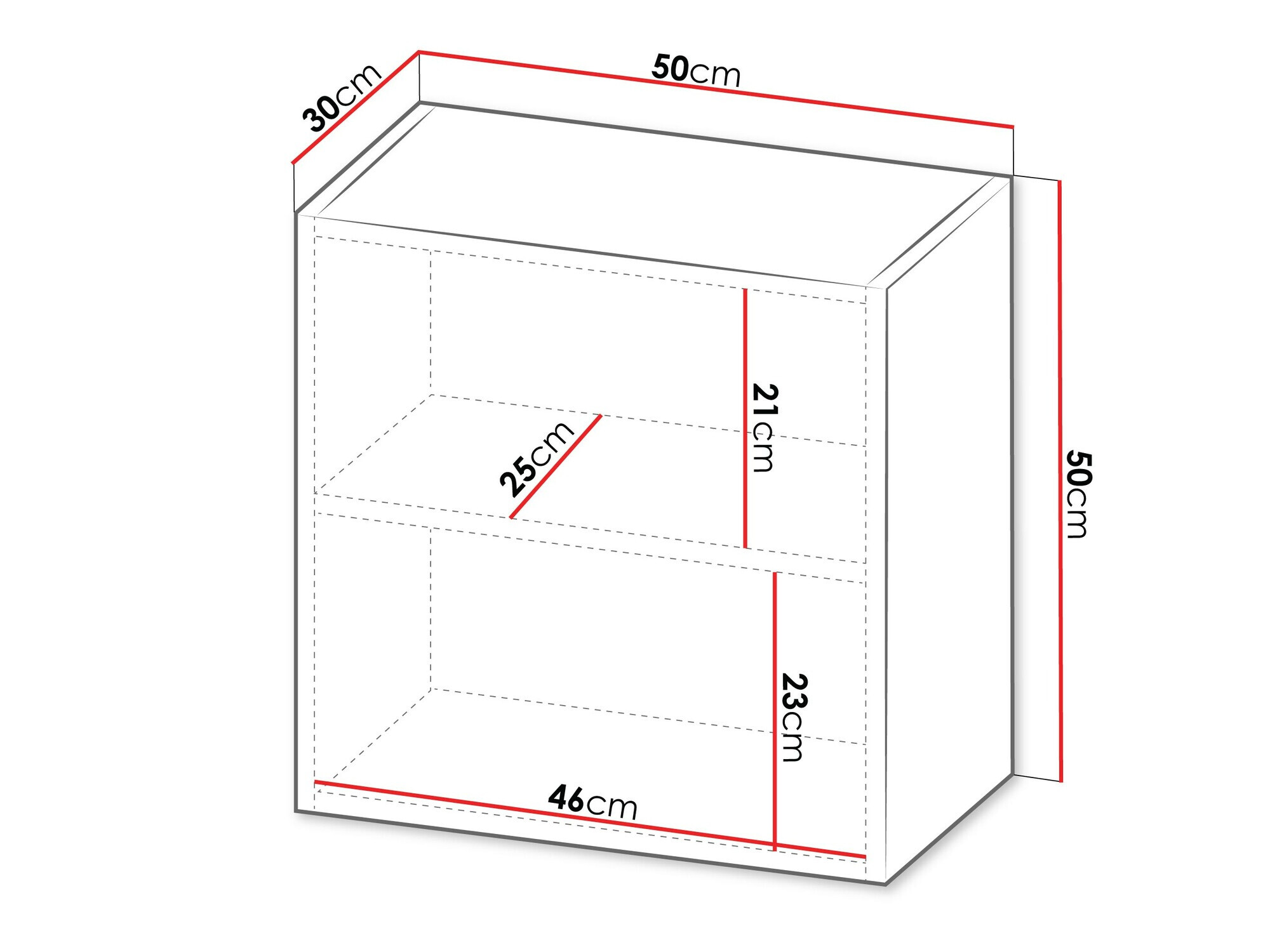 Wandkast Calveru 104 (Zwart)