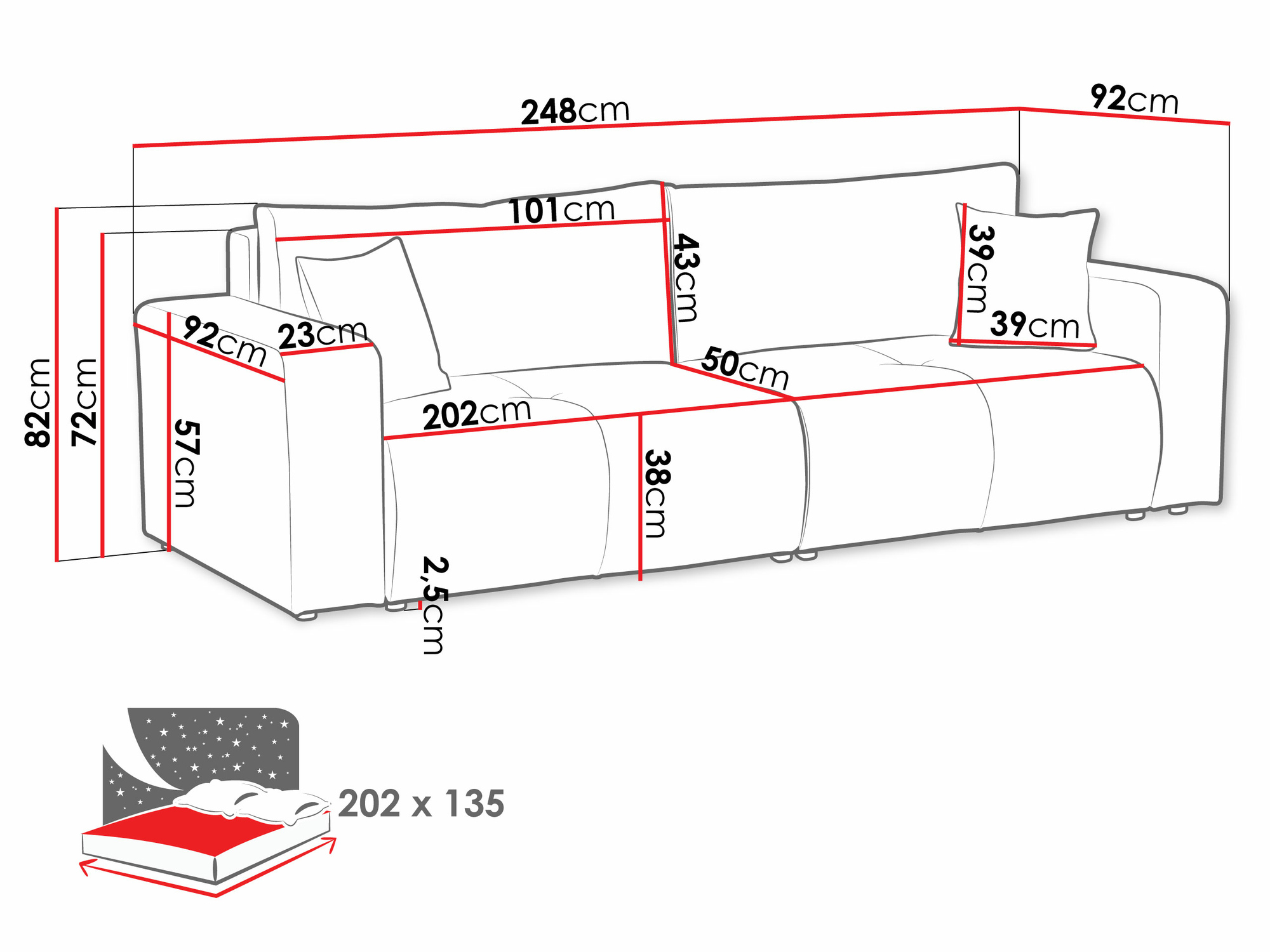 Slaapbank Comfivo 424 (Velo 635)