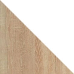 Bureau Cirveso 114 (Sonoma eik + Glanzend wit)