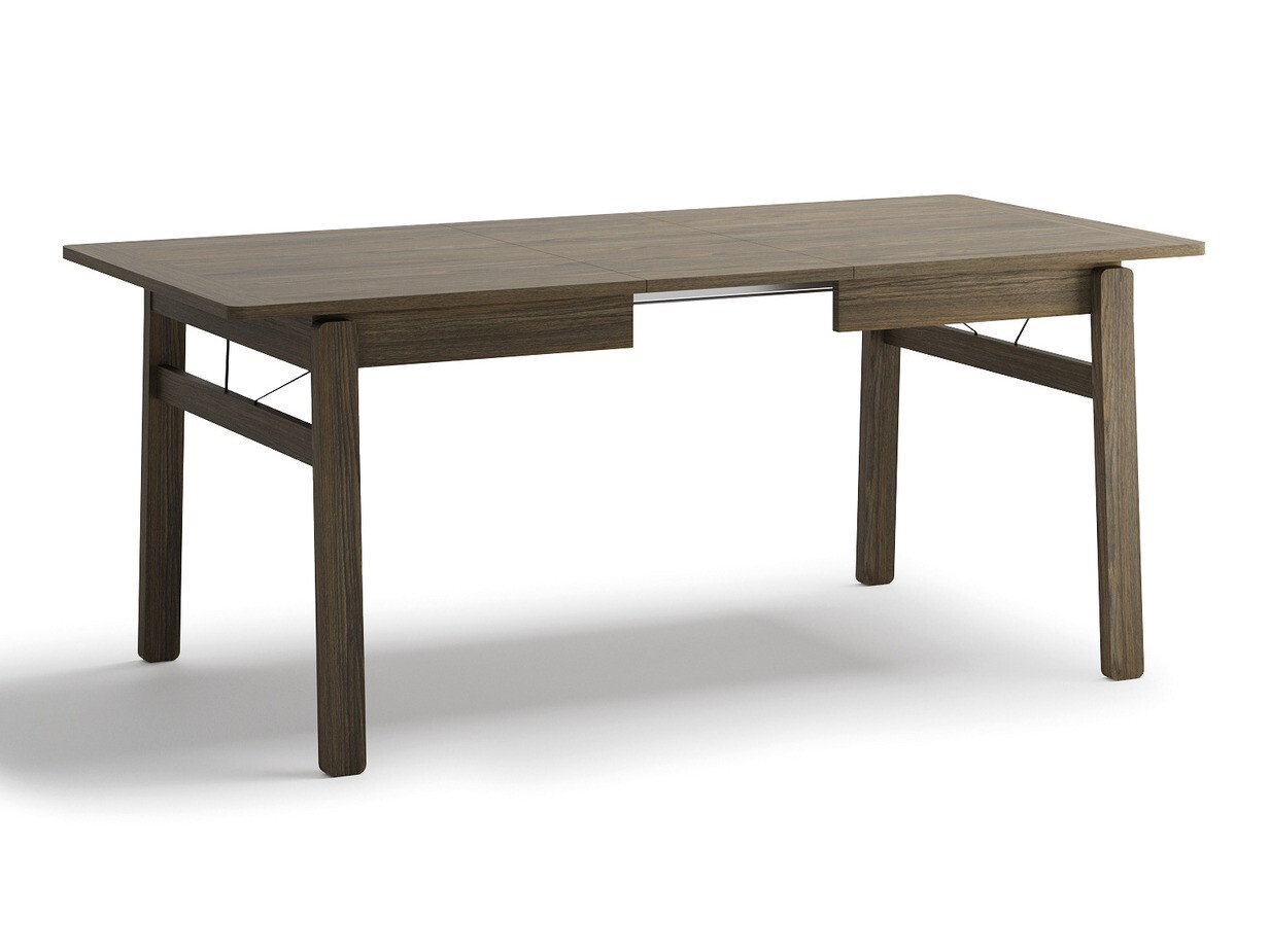 Tafel Fresno 172 (Donkere eik)