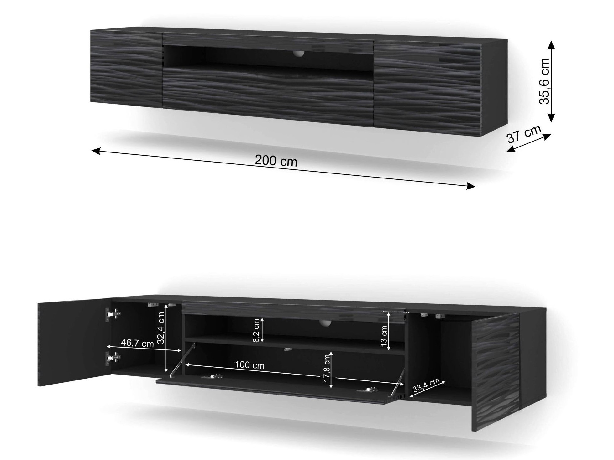 TV-meubel Morteo 110