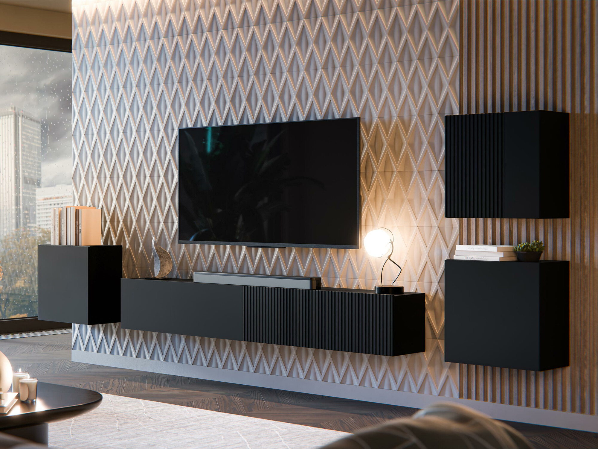 Woonkamerset Species IV (Zwart)