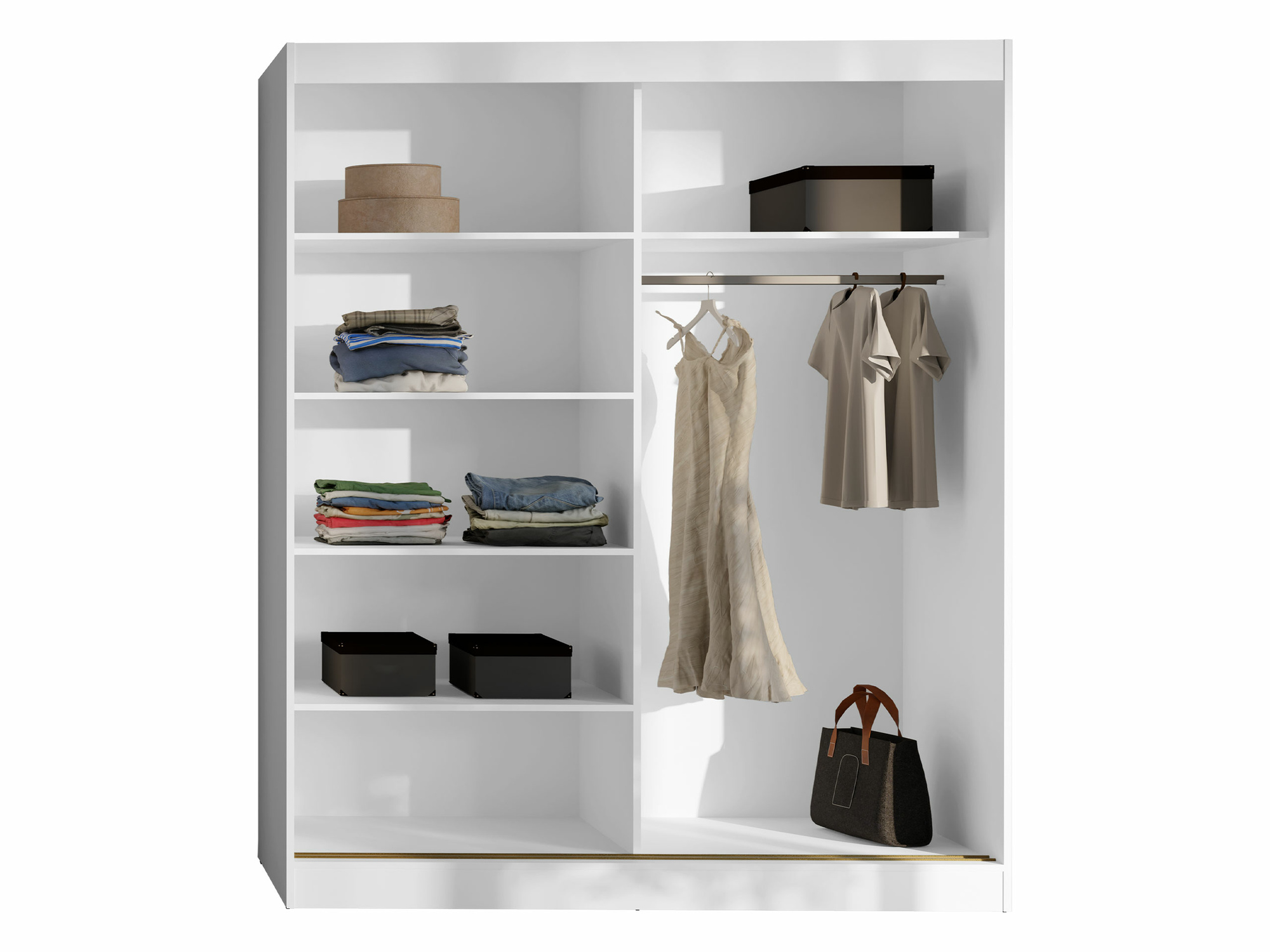 Kledingkast Toledo 132 (Wit)