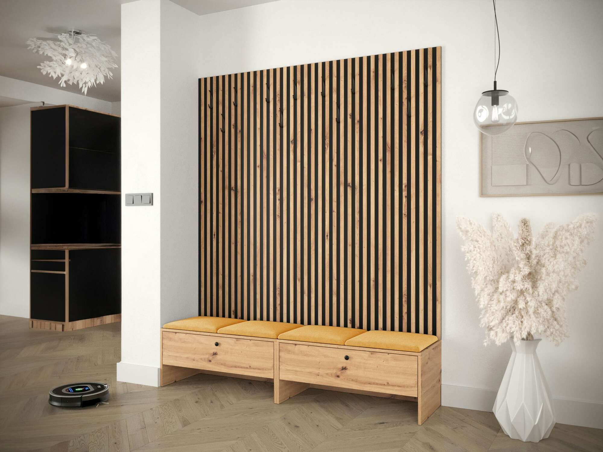 Gangmeubelset Donio V (Artisan eiken + Manila 32)