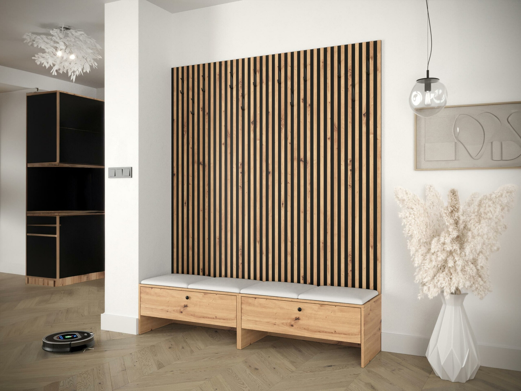 Gangmeubelset Donio V (Artisan eiken + Soft 017)