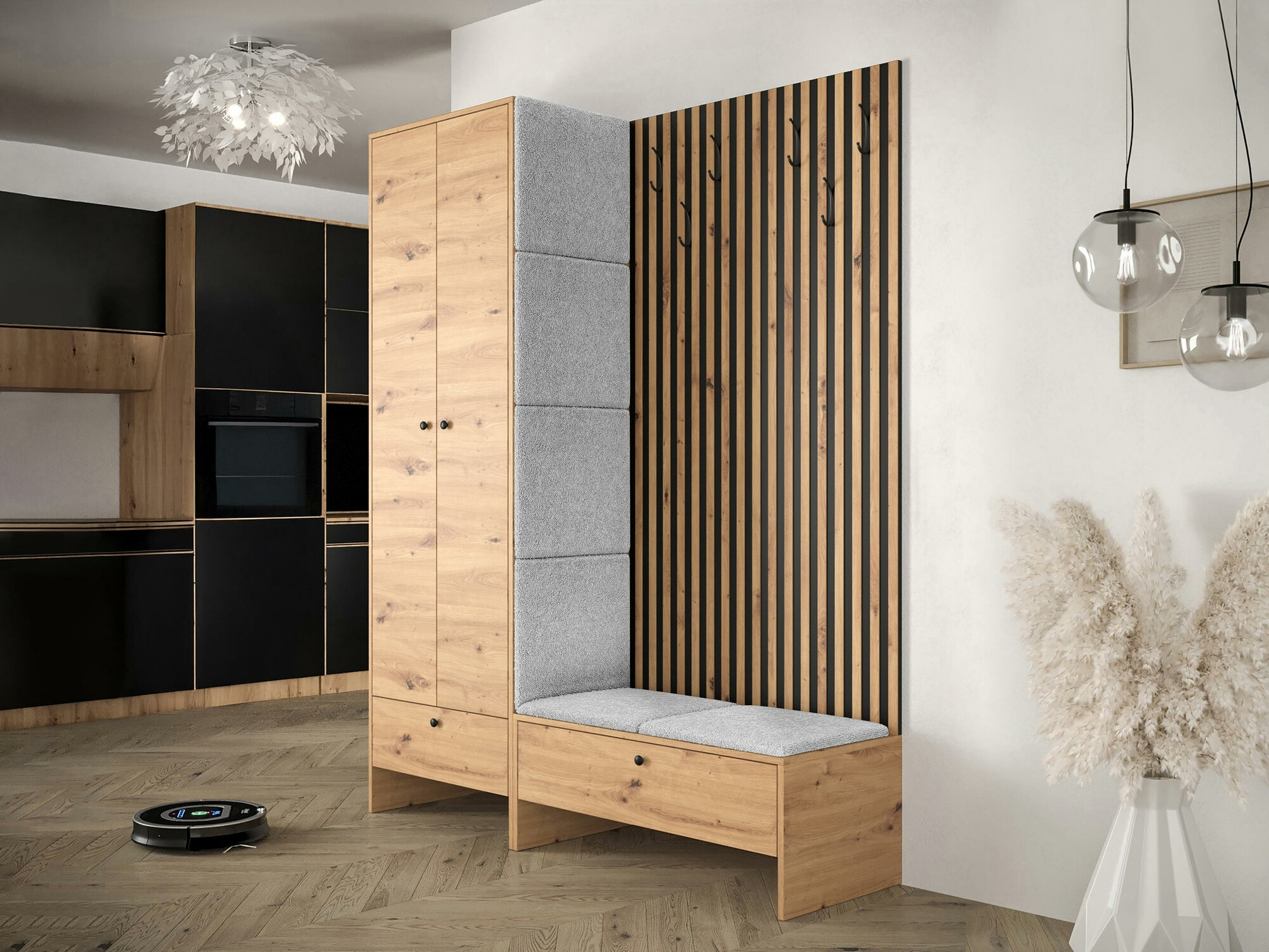 Gangmeubelset Hartford 320 (Artisan eiken + Abriamo 6)