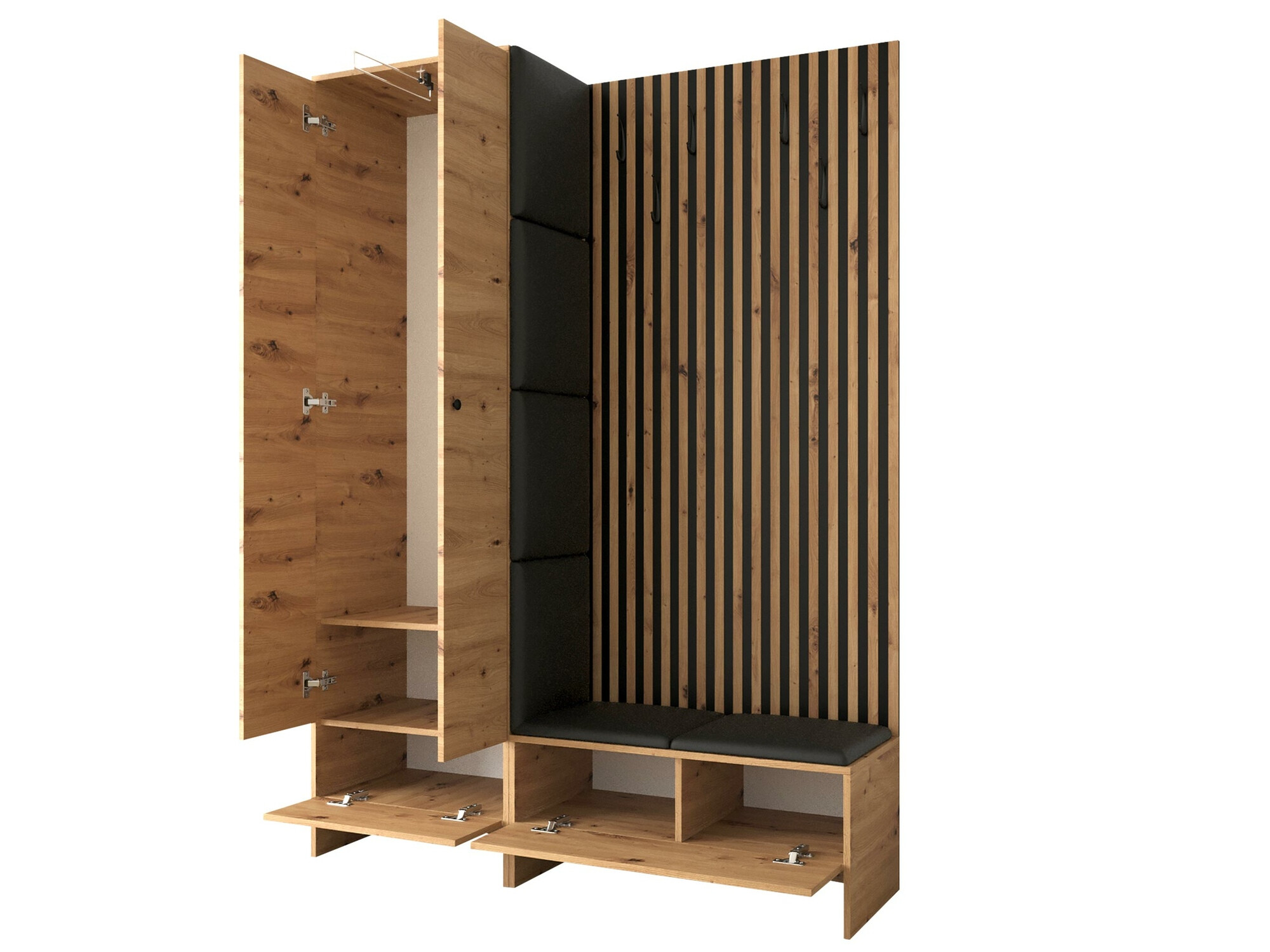 Gangmeubelset Hartford 320 (Artisan eiken + Abriamo 6)