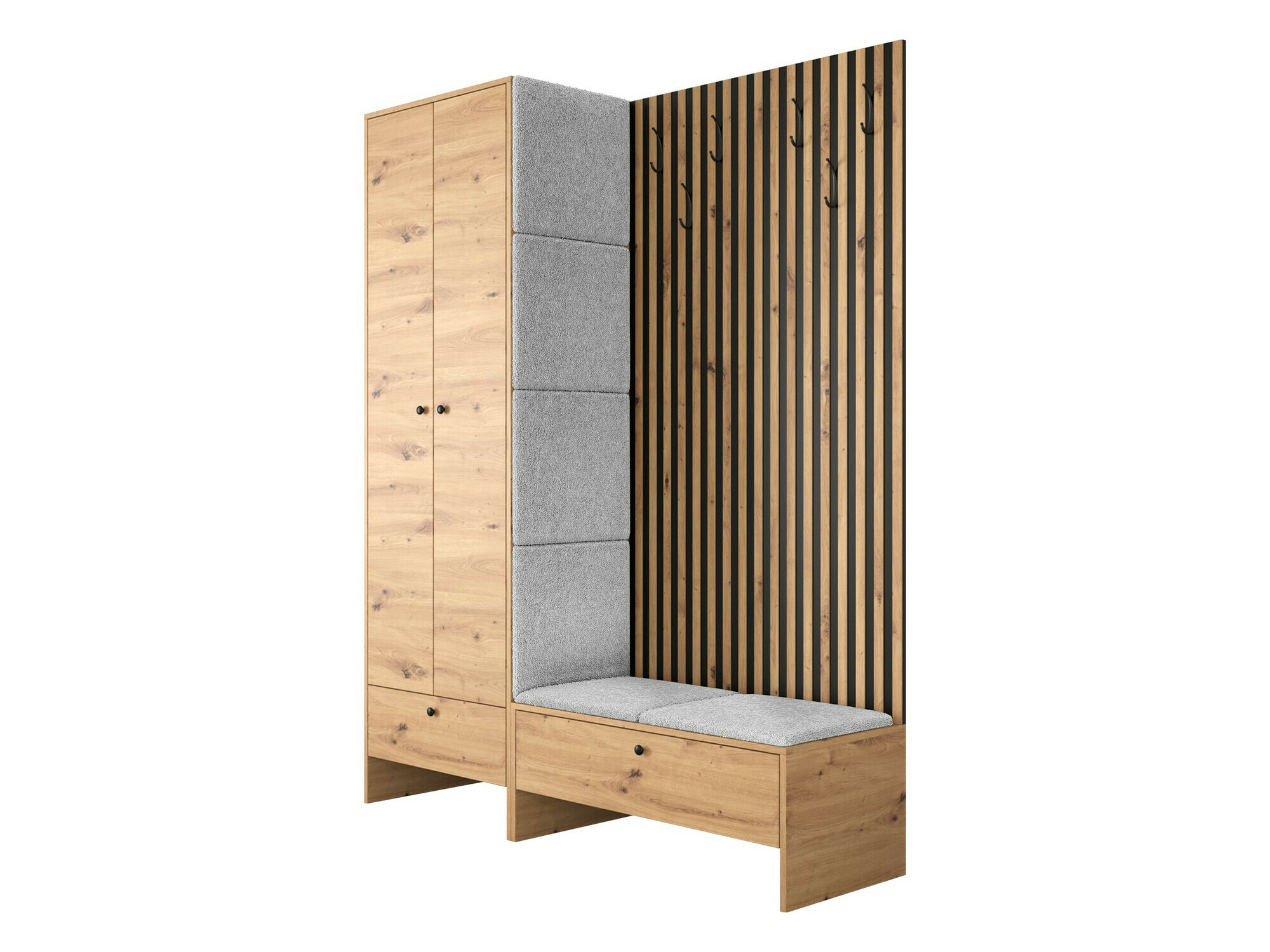 Gangmeubelset Hartford 320 (Artisan eiken + Abriamo 6)