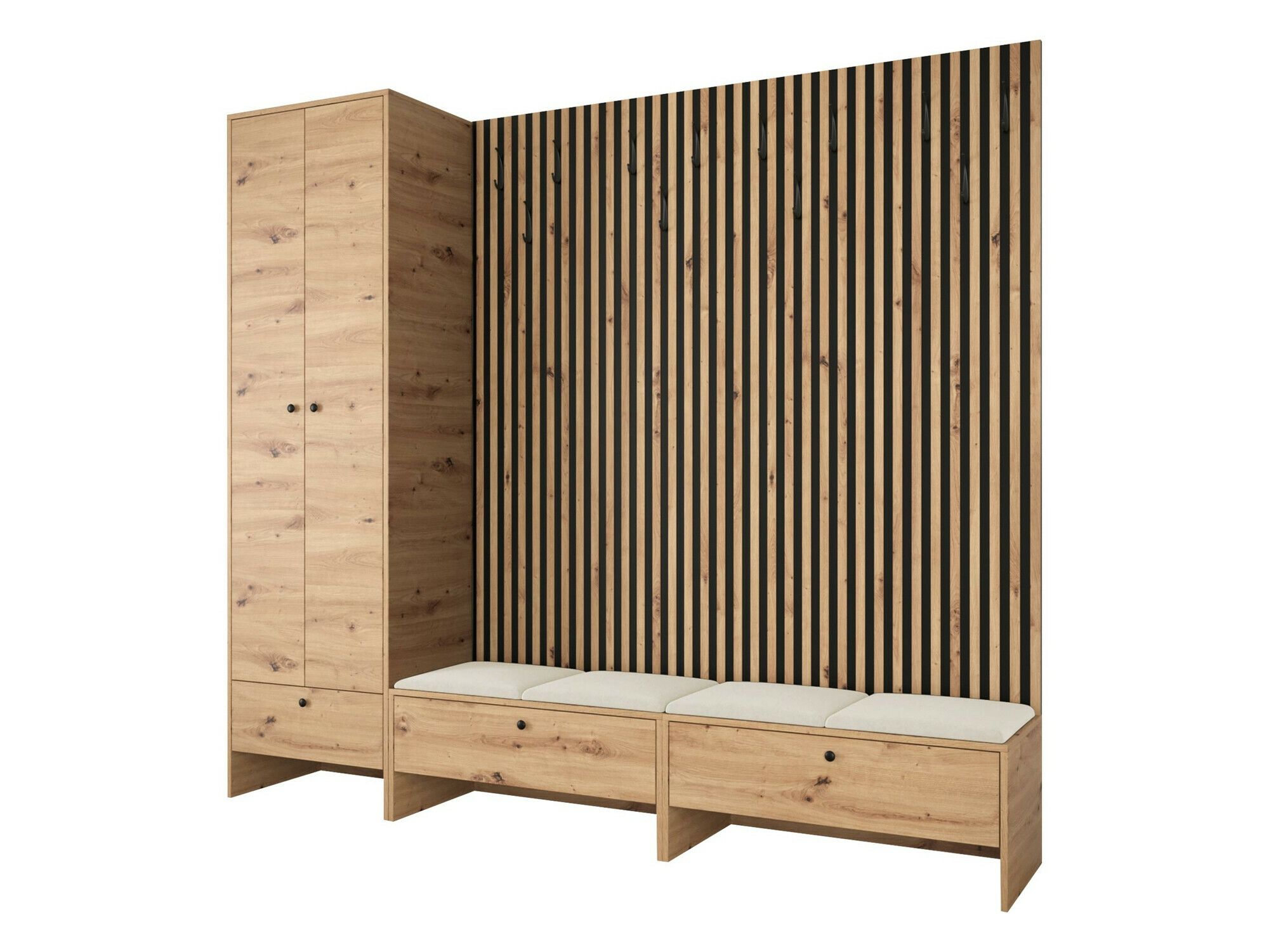 Gangmeubelset Hartford 484 (Artisan eiken + Manila 02)