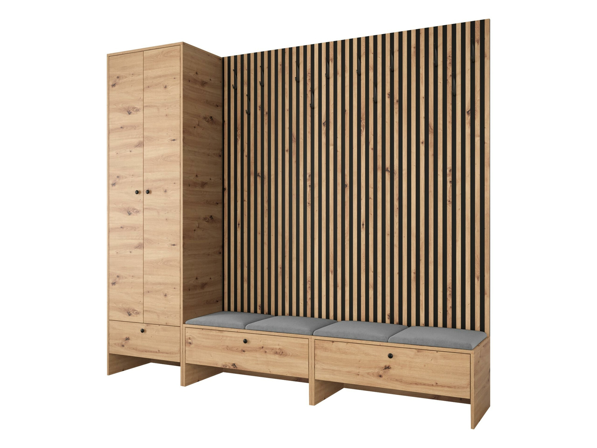 Gangmeubelset Hartford 484 (Artisan eiken + Manila 16)