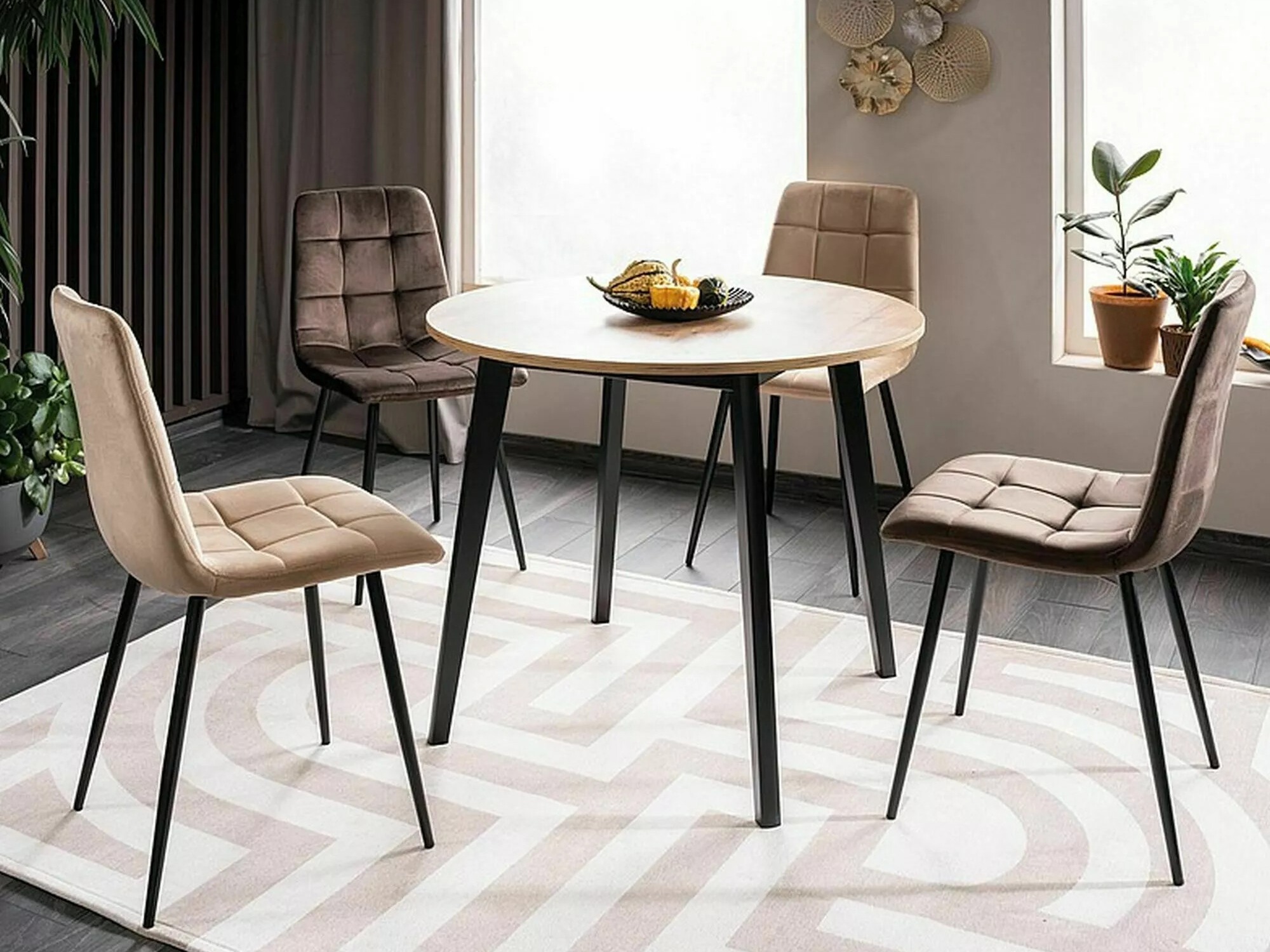 Stoel Detroit 755 (Bruin)