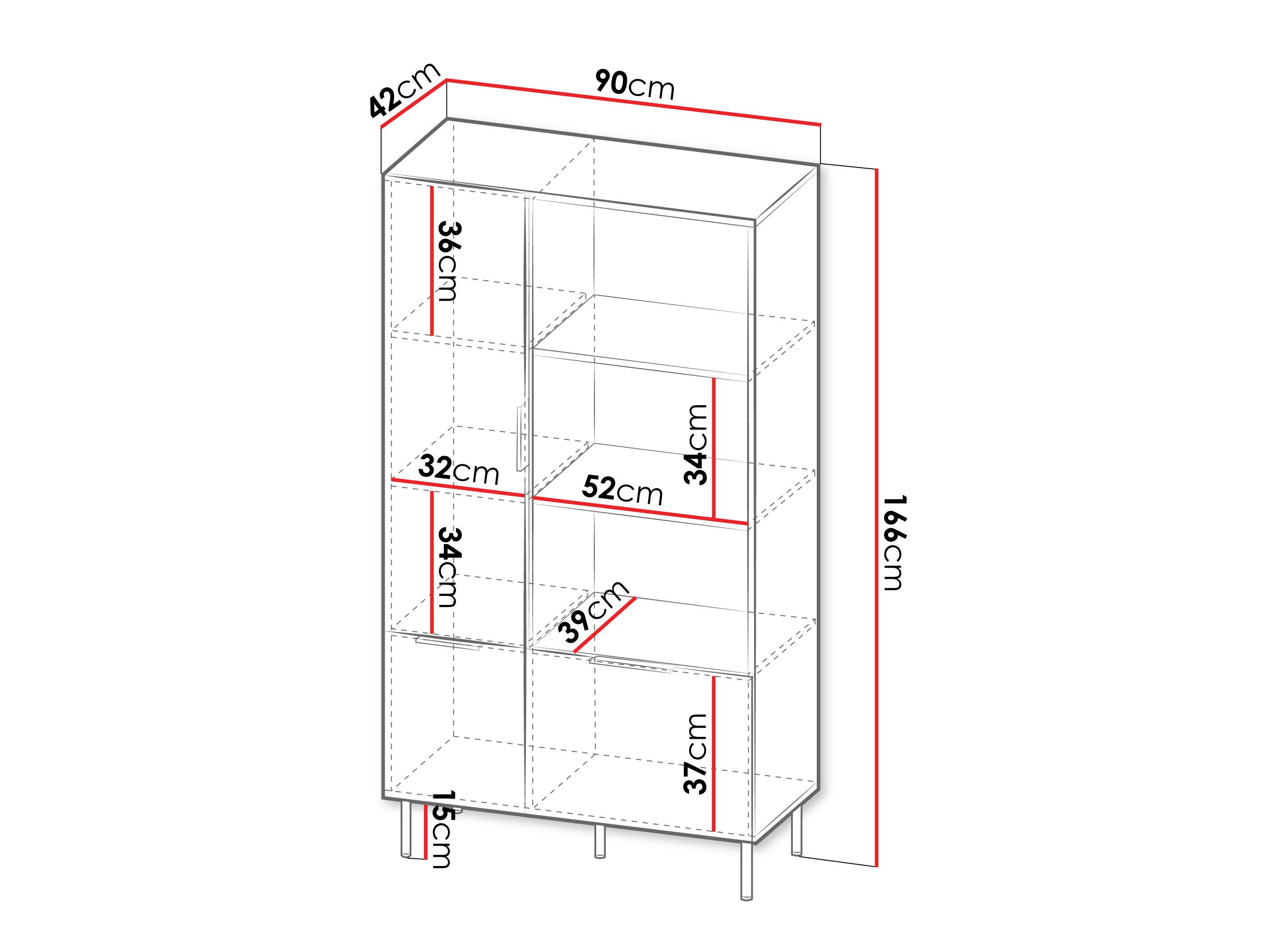 Boekenkast Mardalu 103