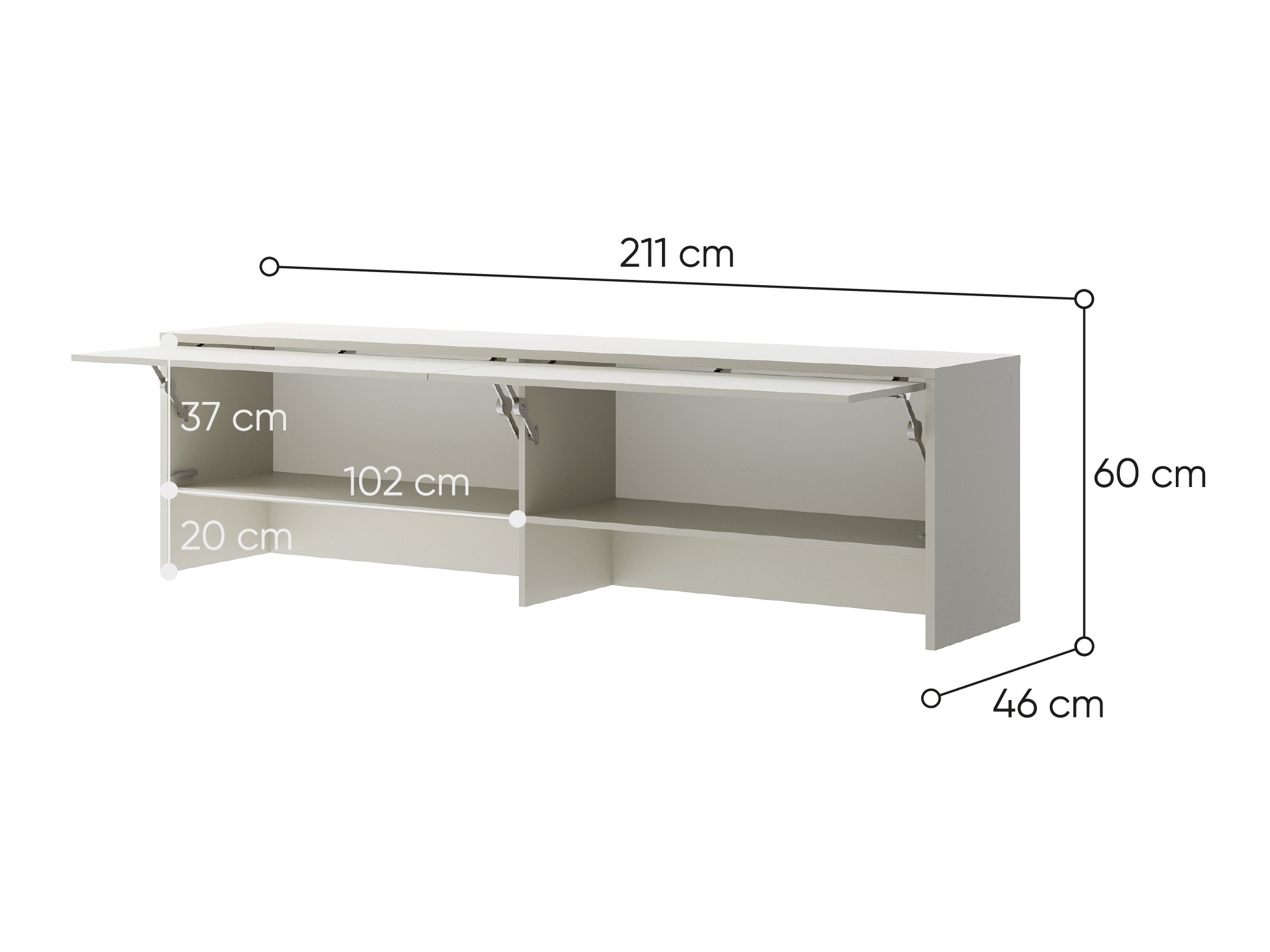 Dressoir Concept Pro Lenart Levfere 118 (Kasjmier)