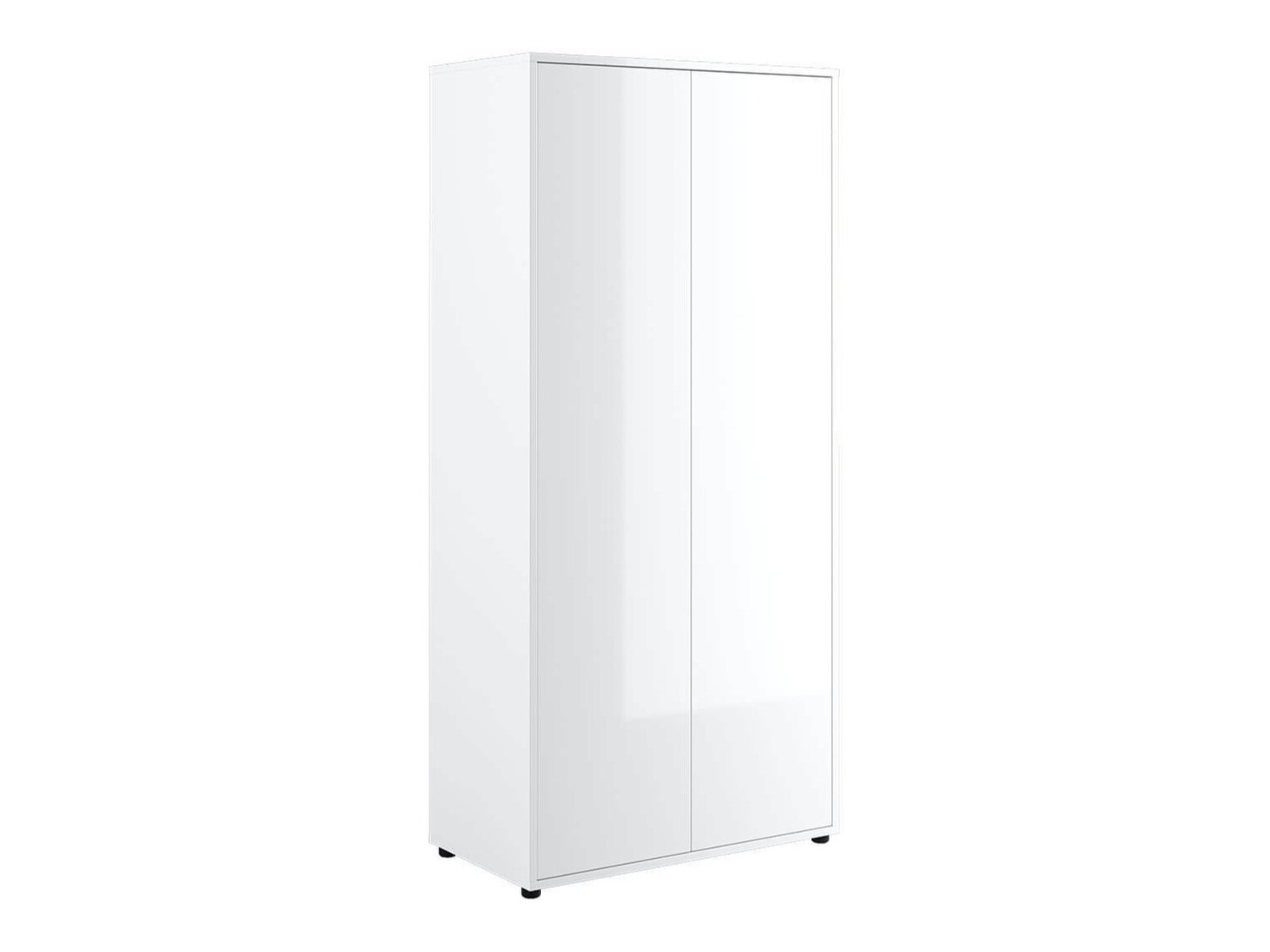 Kledingkast Concept Pro Lenart (Glanzend wit + Wit)