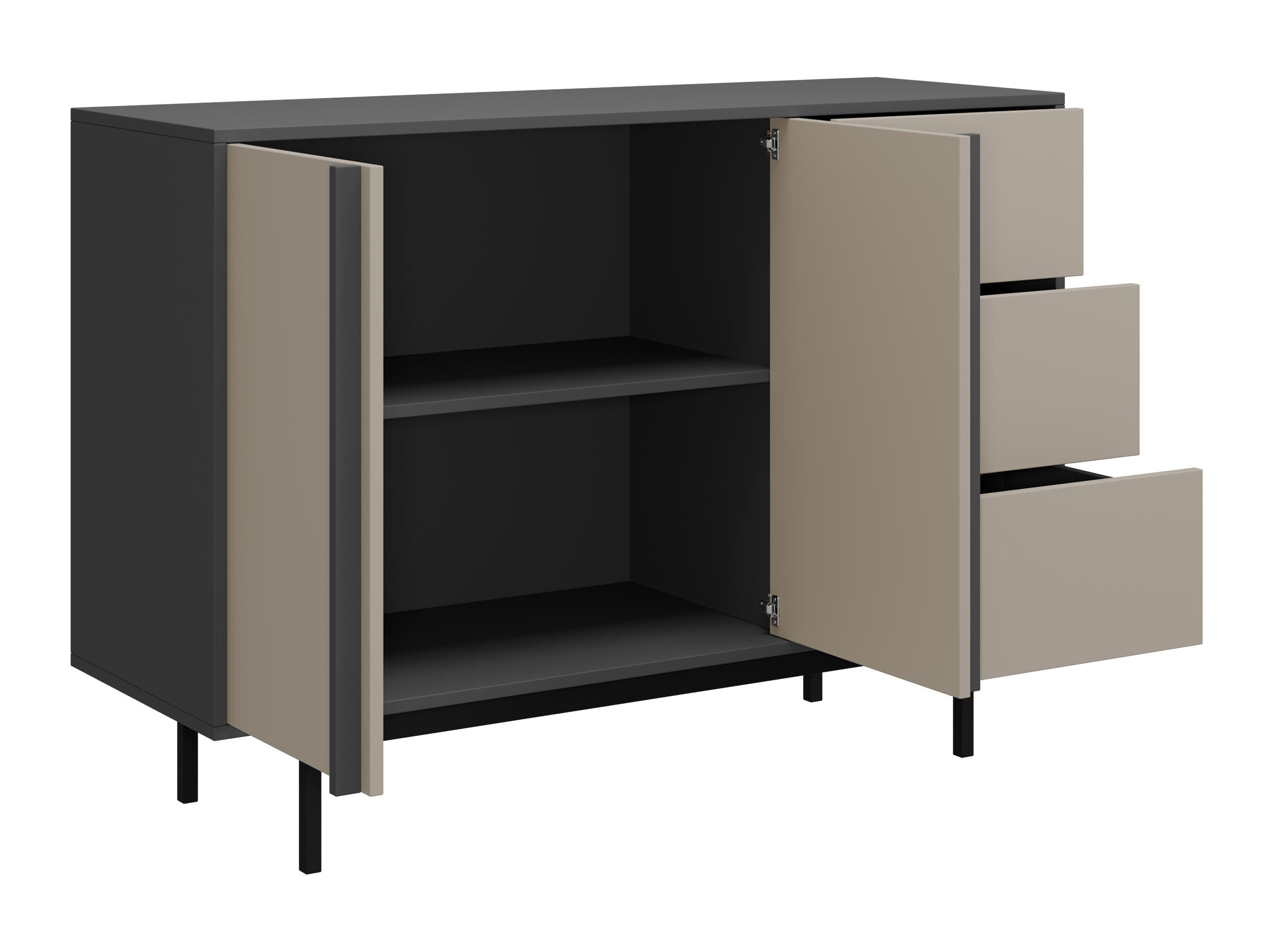 Ladekast Levali 106 (Stoffig groen)