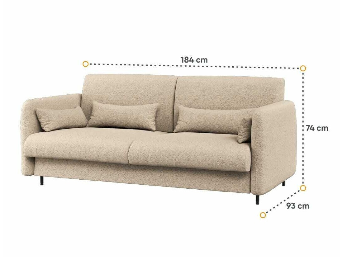 Meubelset Concept Pro Lenart Levfere 139 (Artisan eiken + Beige)