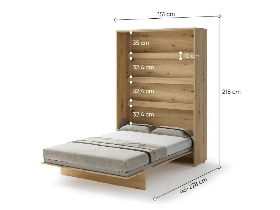 Meubelset Concept Pro Lenart VI (Artisan eiken + Beige)