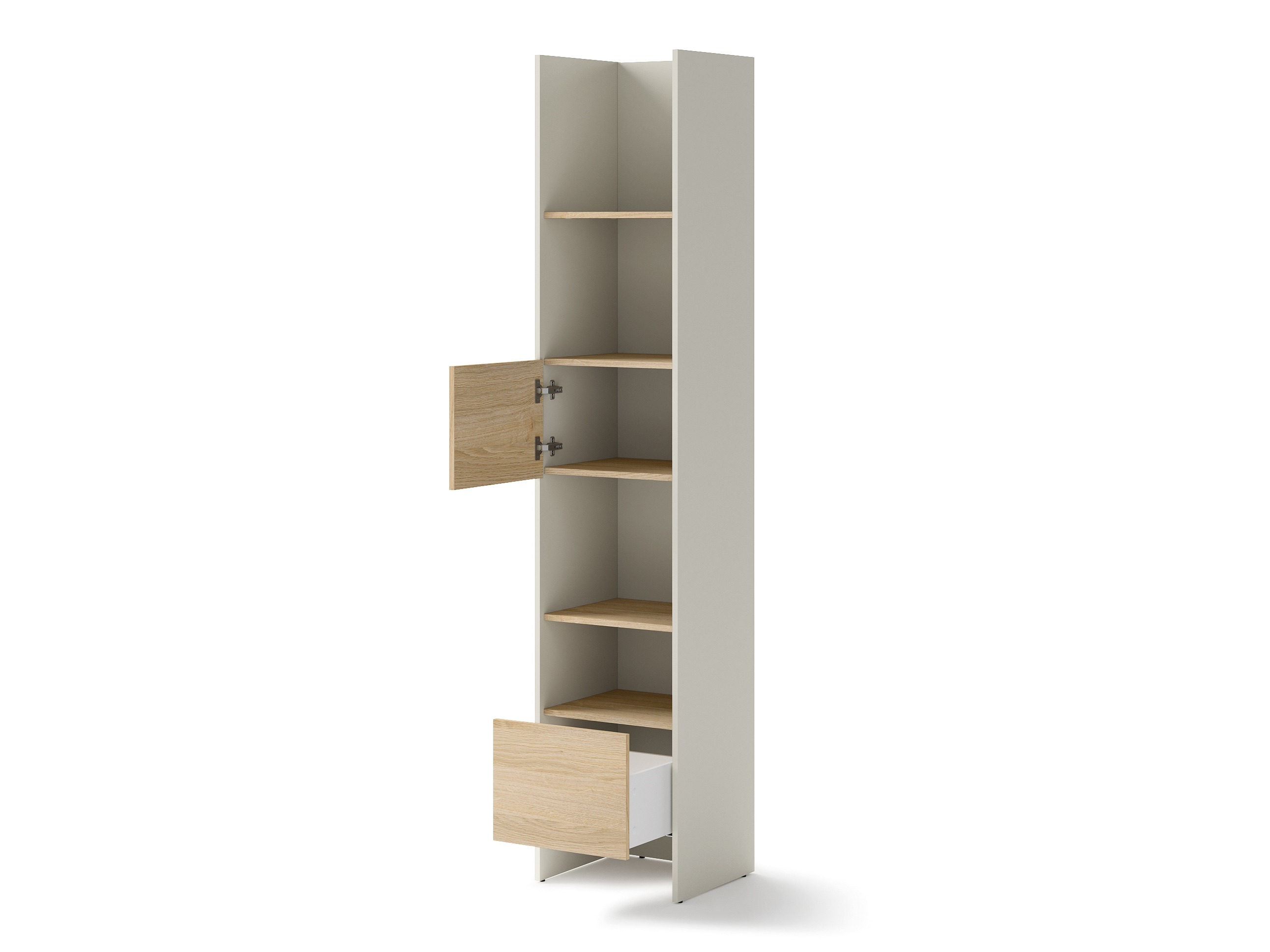 Boekenkast Concept Pro Lenart Levfere 147 (Kasjmier + Eiken)