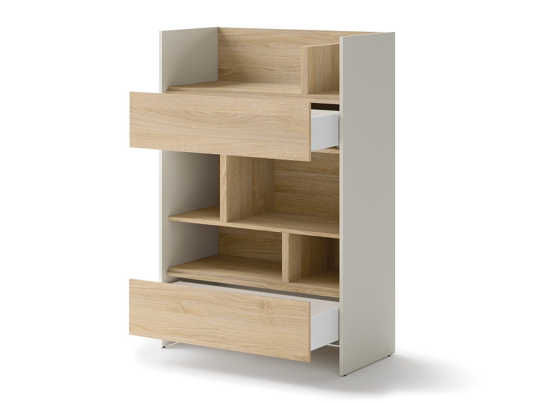 Boekenkast Concept Pro Lenart Levfere 150 (Kasjmier + Eiken)