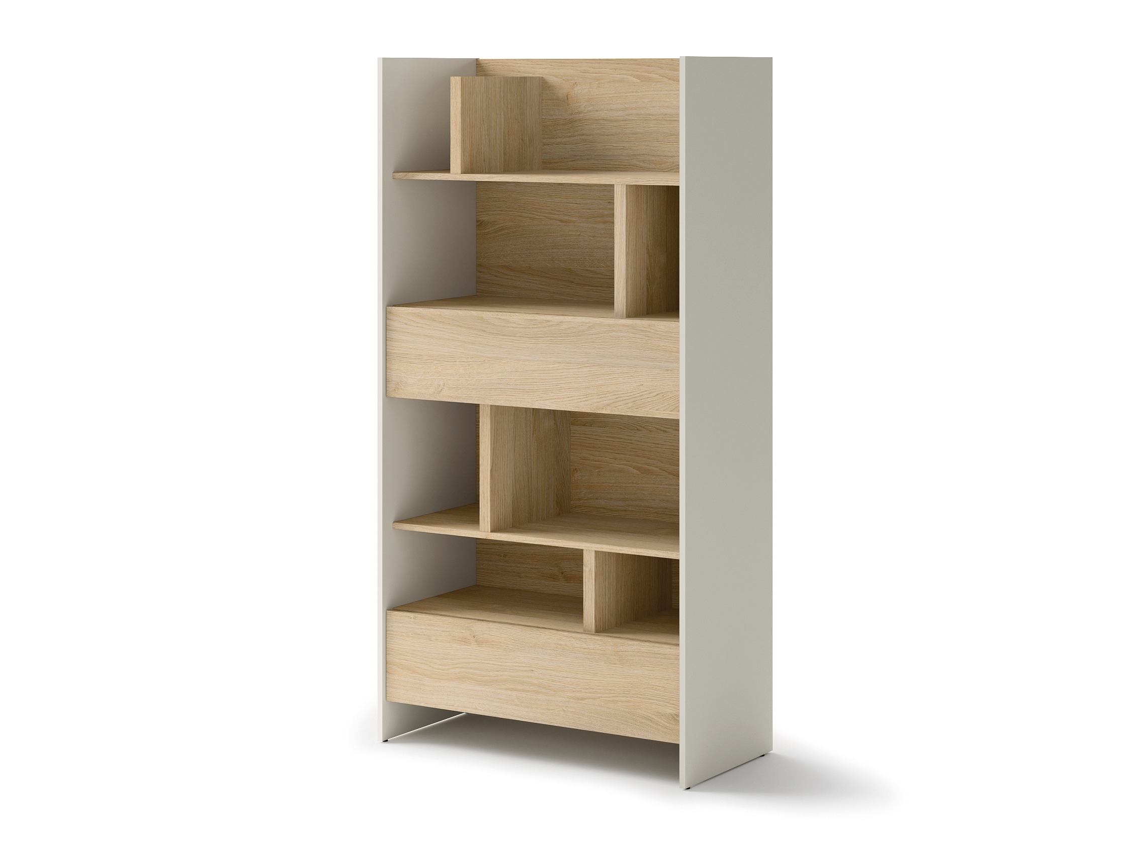 Boekenkast Concept Pro Lenart XI (Kasjmier + Eiken)