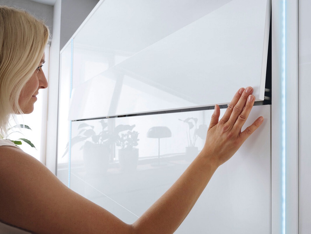 Muurbed Concept Pro Lenart III (Wit + Glanzend wit)