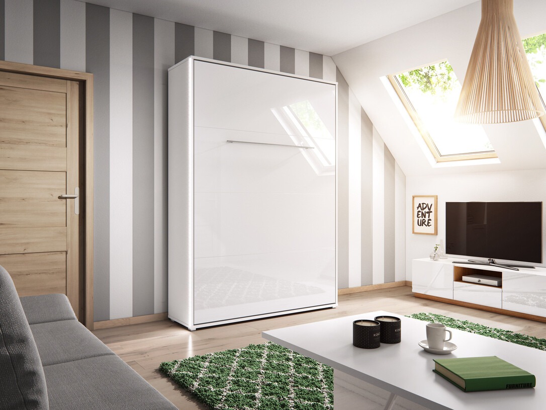 Muurbed Concept Pro Lenart Levfere 108 (Wit + Glanzend wit)