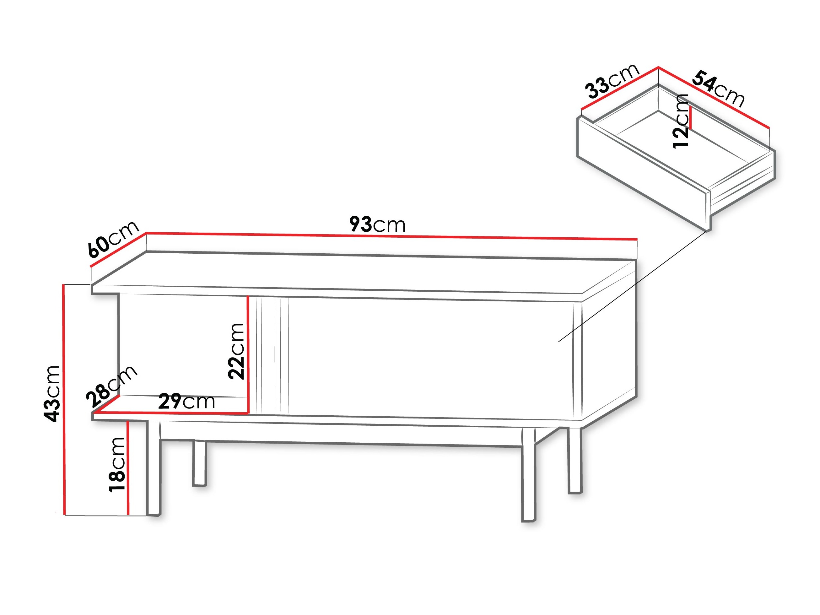 Salontafel Levali 111 (Eiken)