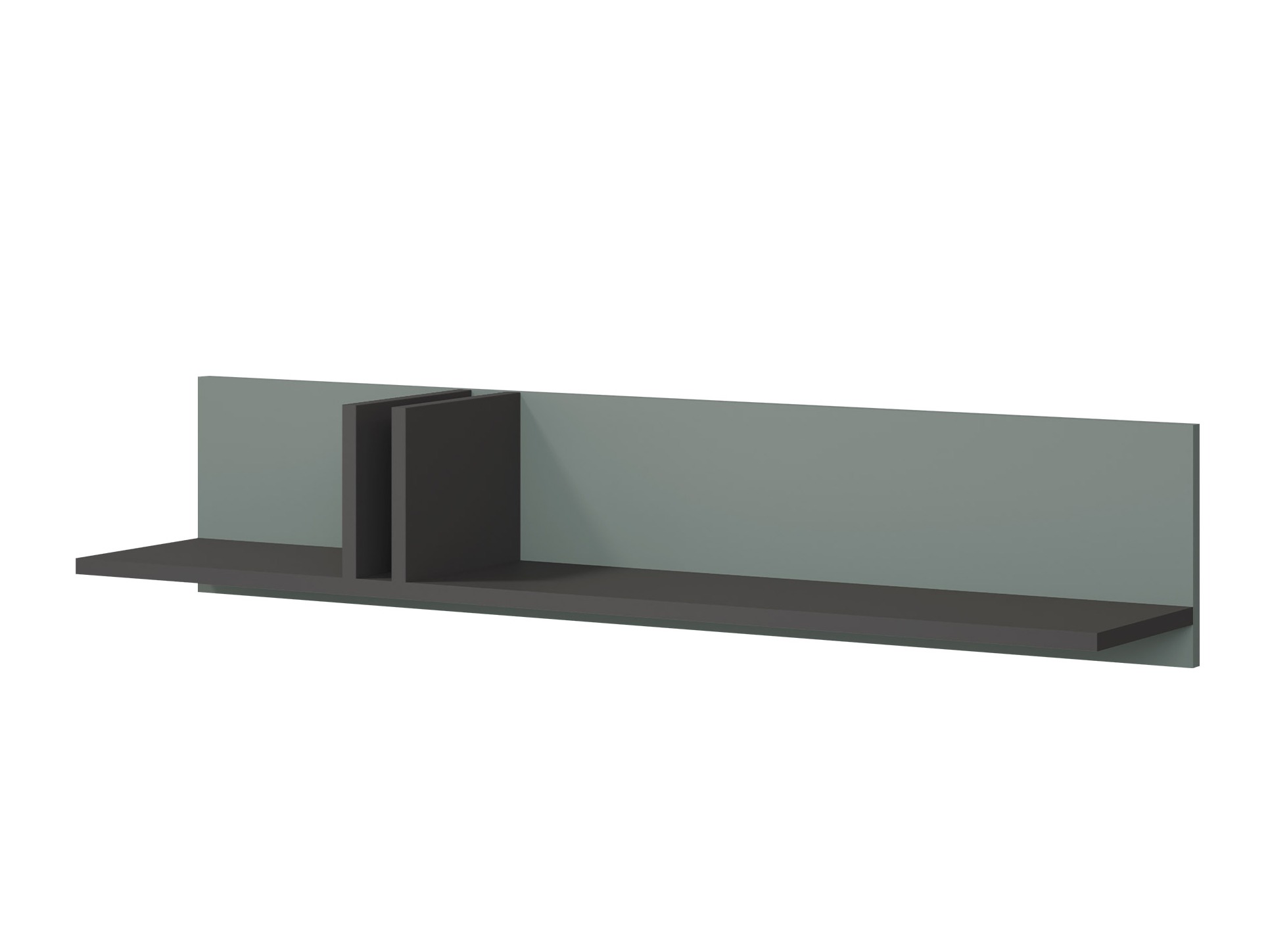 Wandplank Levali 114 (Stoffig groen)