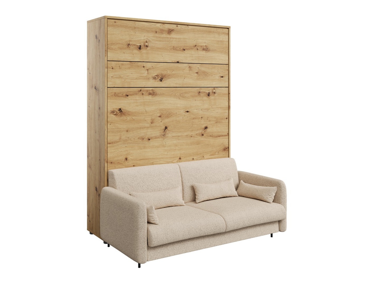 Muurbed Concept Pro Lenart Levfere 138 (Artisan eiken + Beige)