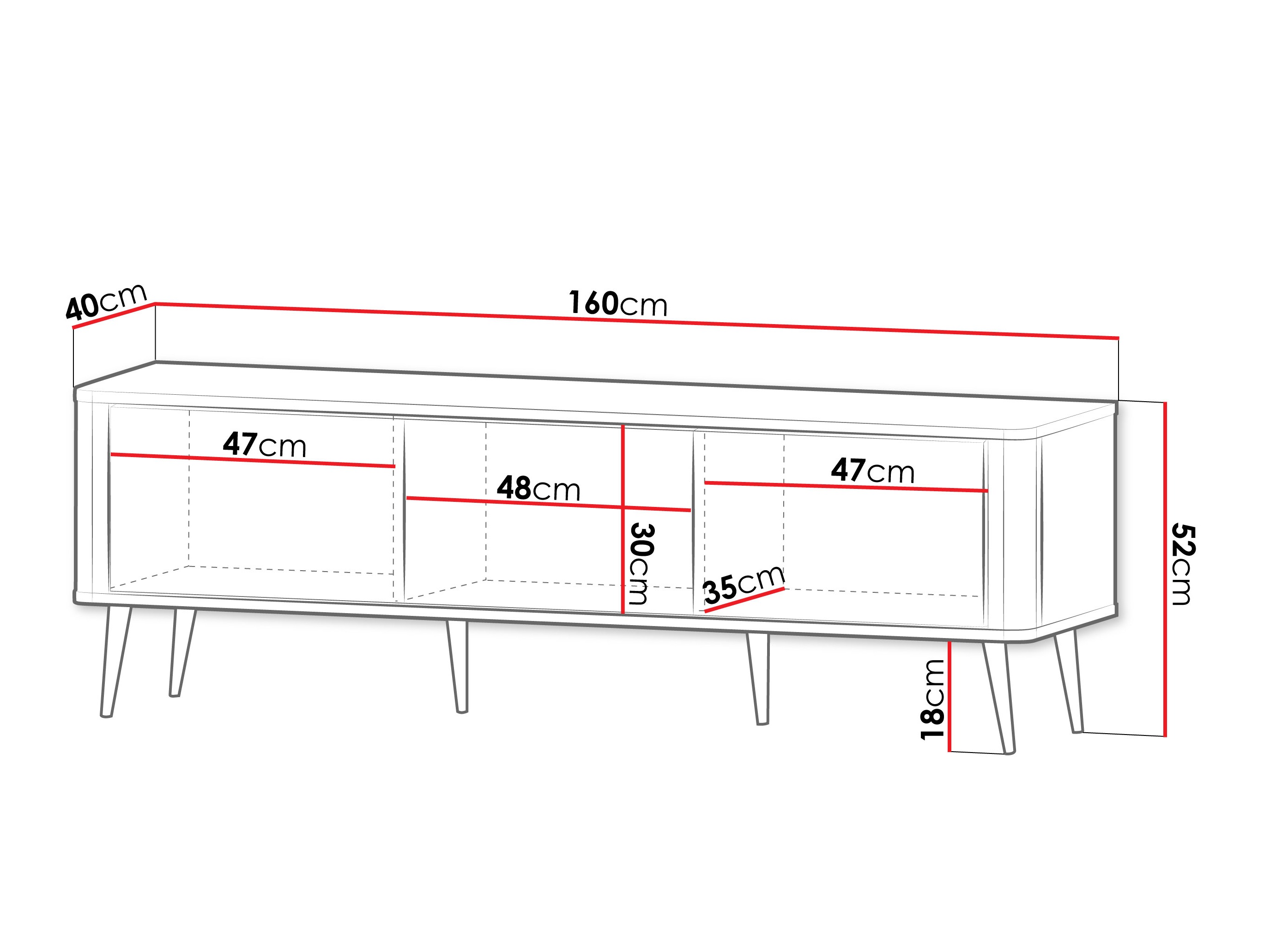 TV-meubel Lufela 112 (Kasjmier + Grijs marmer)