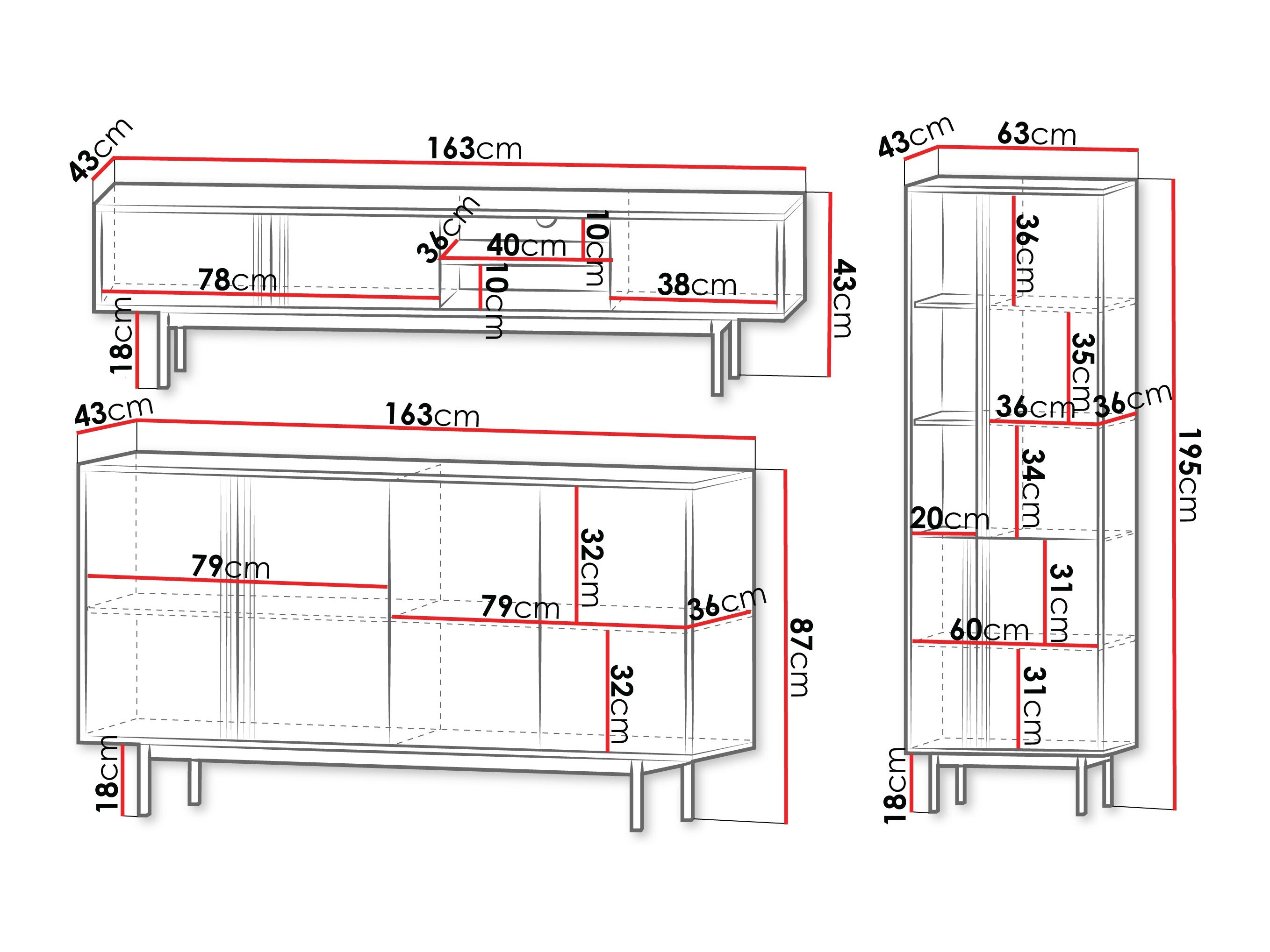 Woonkamerset Levali 115 (Beige)