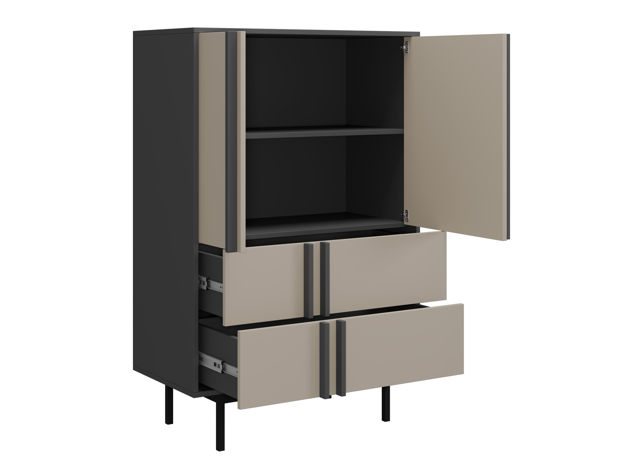 Woonkamerset Levali 116 (Stoffig groen)