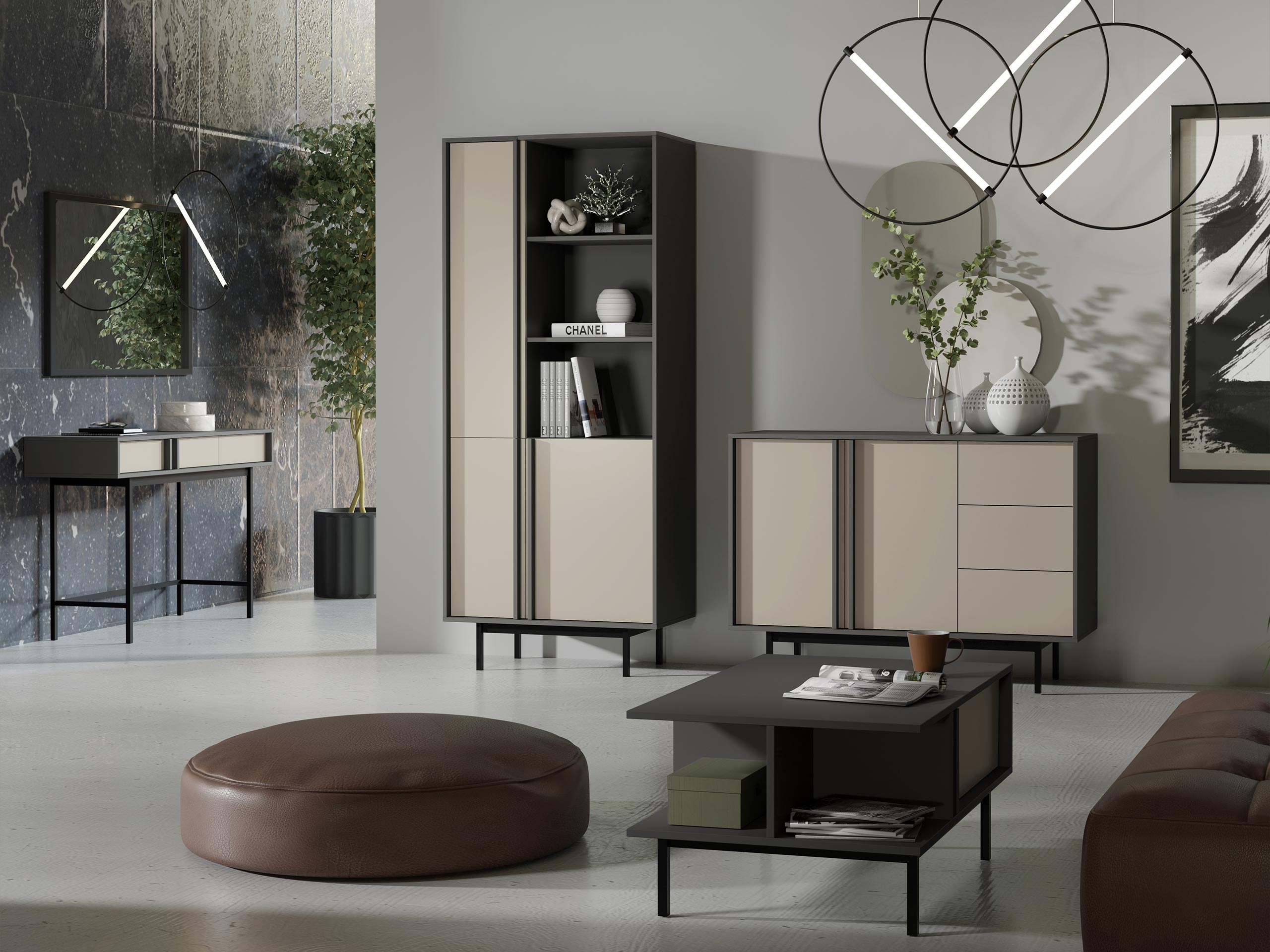 Woonkamerset Levali 117 (Beige)