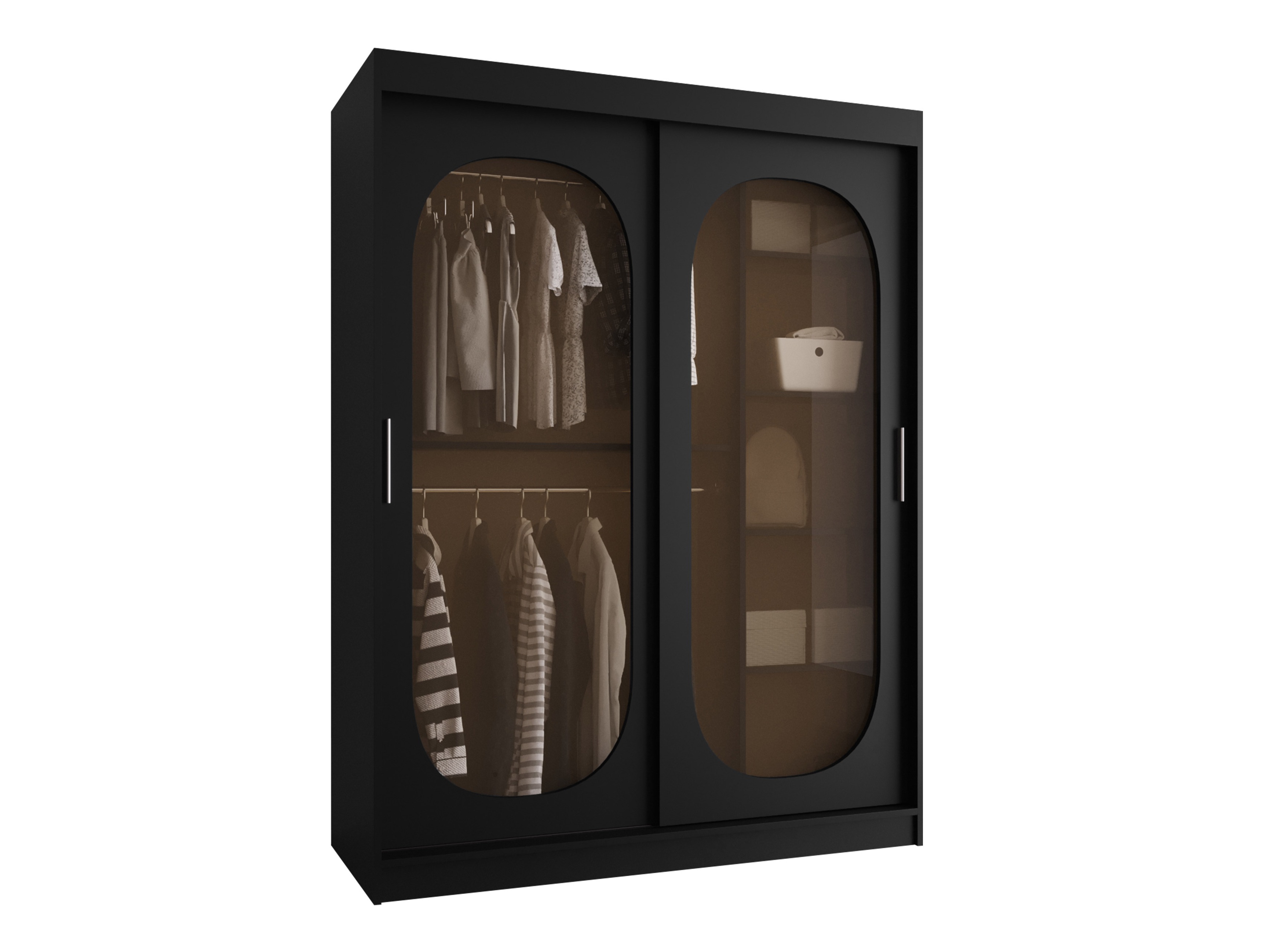 Kledingkast Hartford 519 (Zwart)