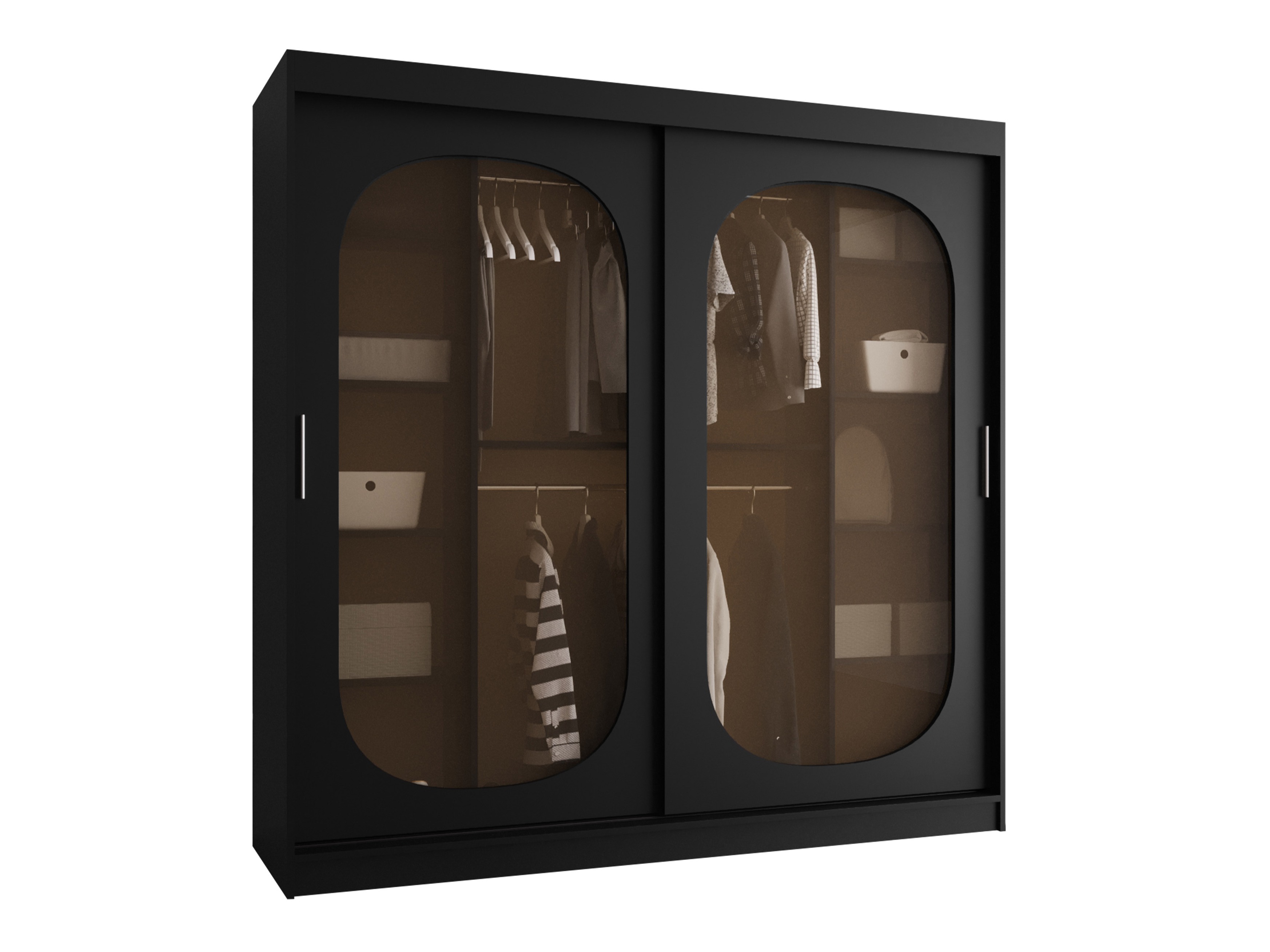 Kledingkast Hartford 521 (Zwart)