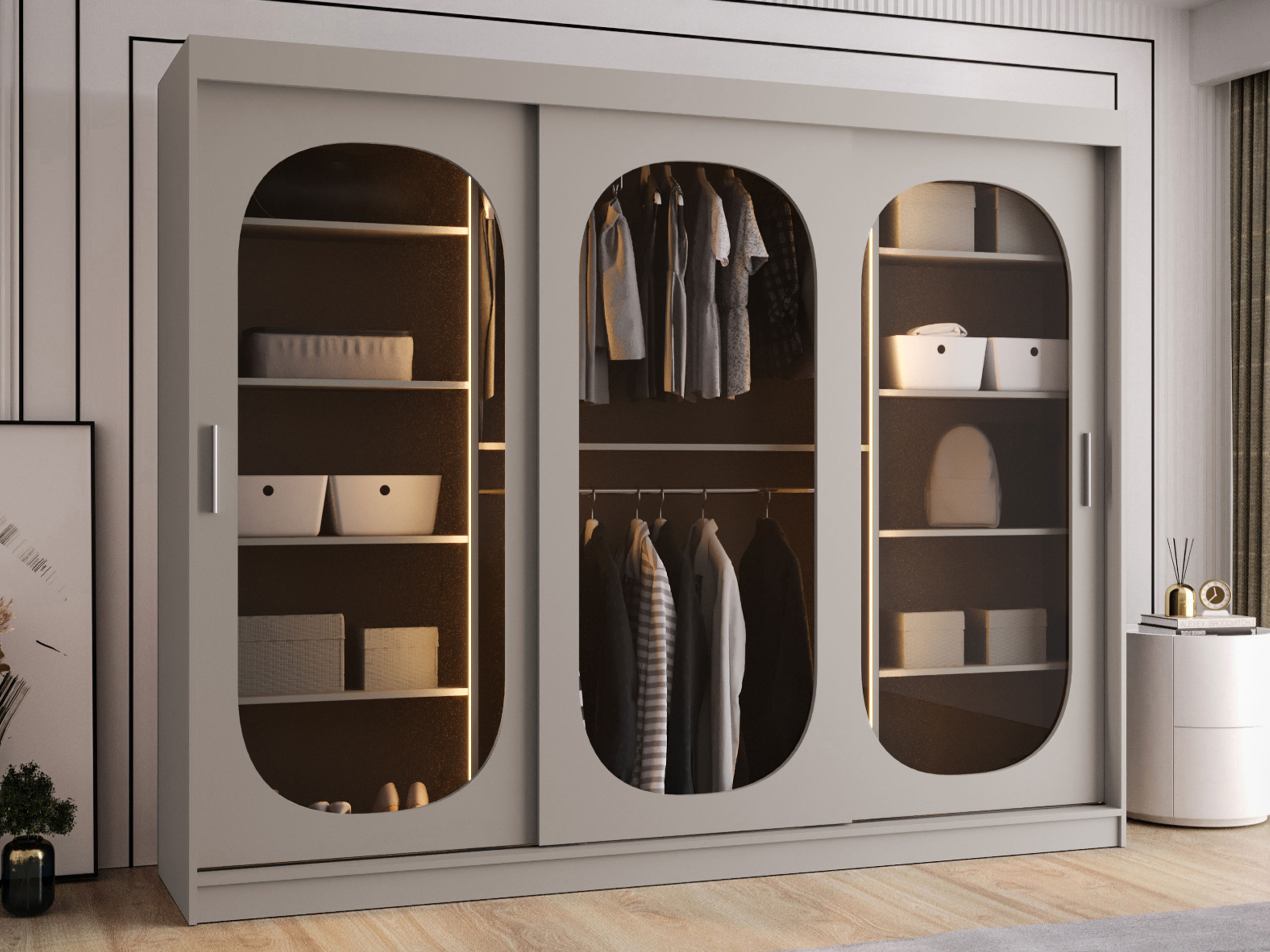 Kledingkast Hartford 522 (Kasjmier)