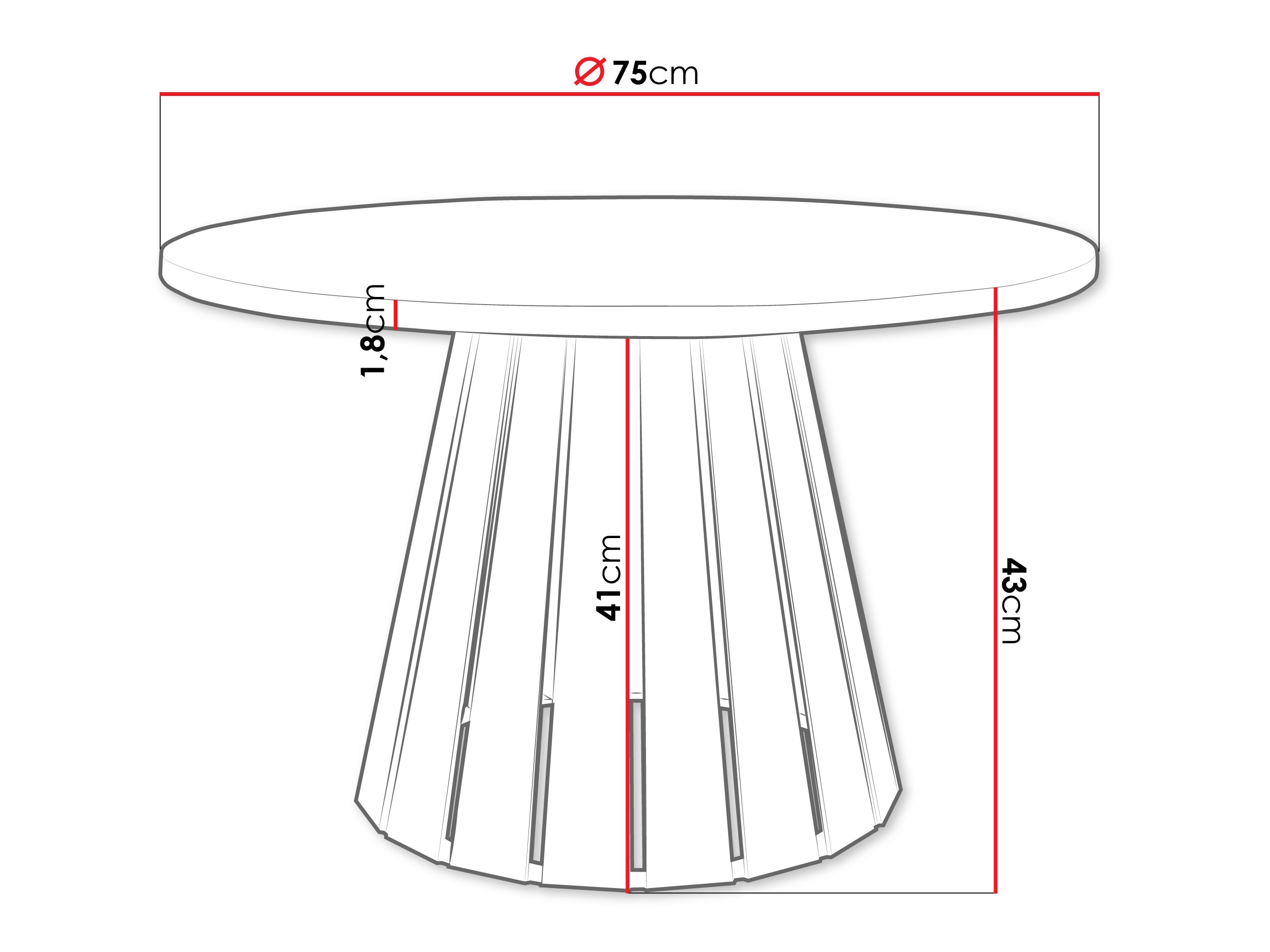 Salontafel Oswego 134 (Kasjmier + Wit marmer)