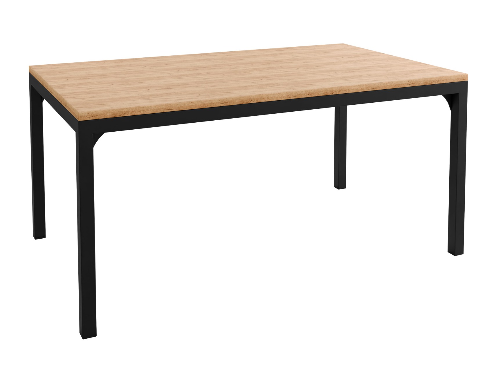 Salontafel Oswego 138 (Ambachtelijke gouden eik + Zwart)