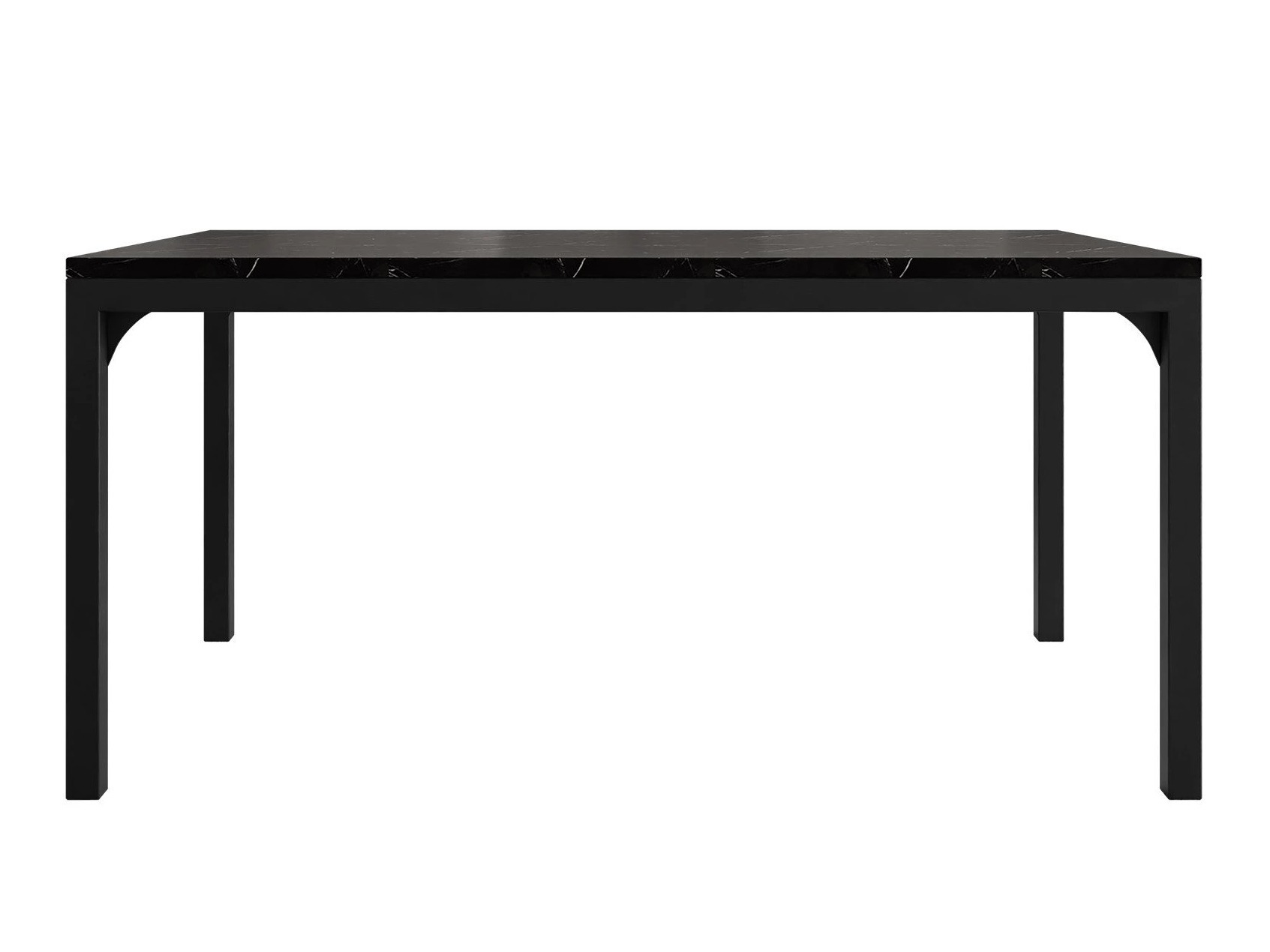 Salontafel Oswego 138 (Zwart marmer + Zwart)