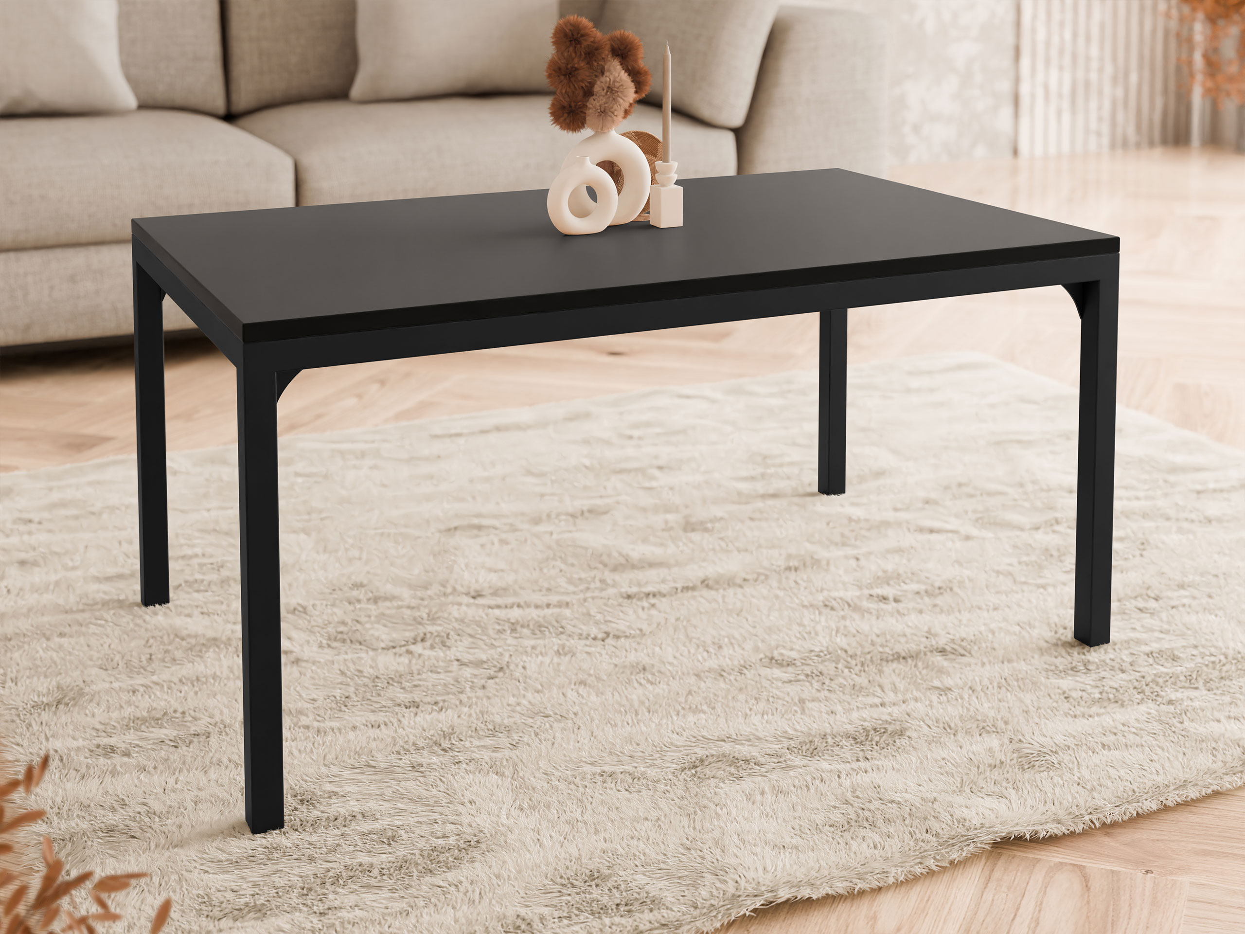 Salontafel Oswego 138 (Zwart)