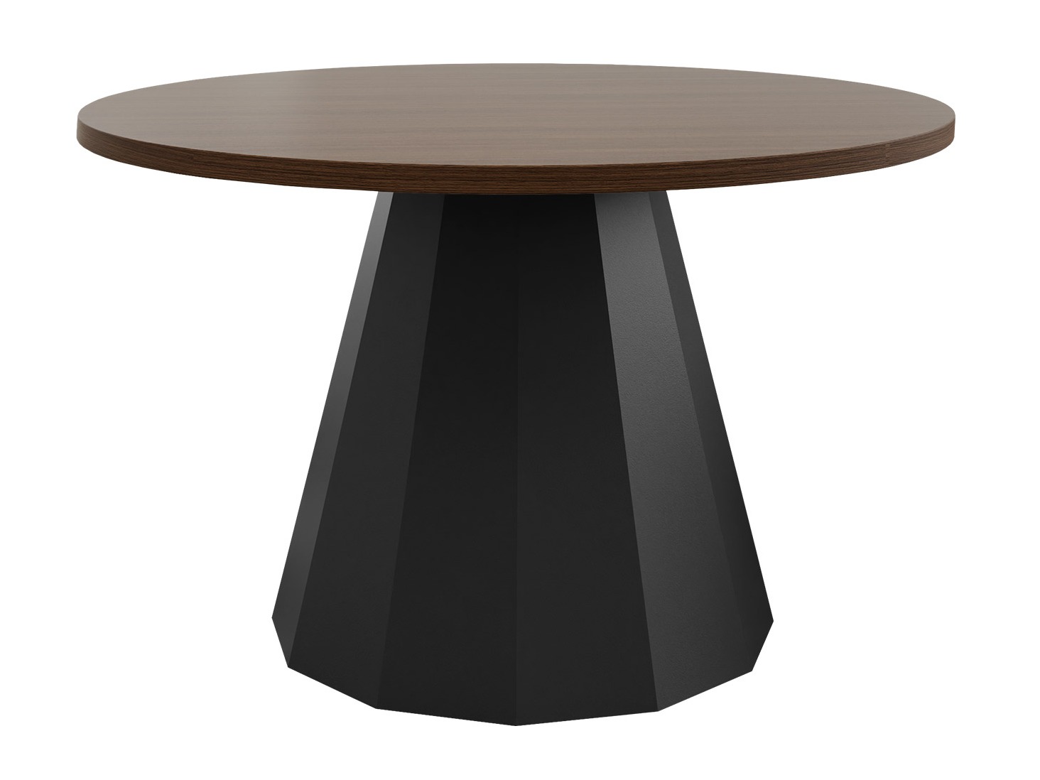 Salontafel Oswego 139 (Zwart + Notenhout)