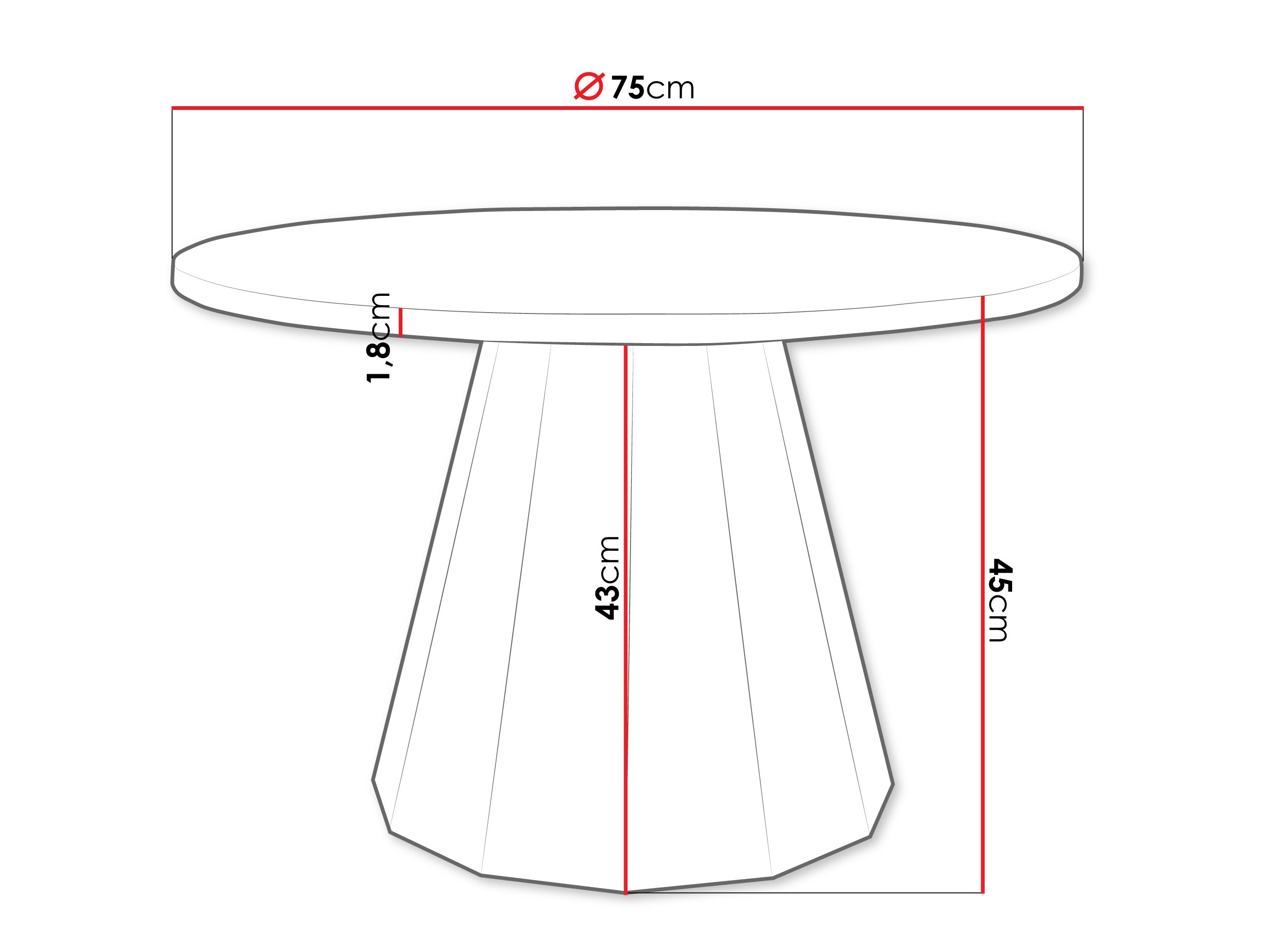Salontafel Oswego 139 (Zwart + Notenhout)