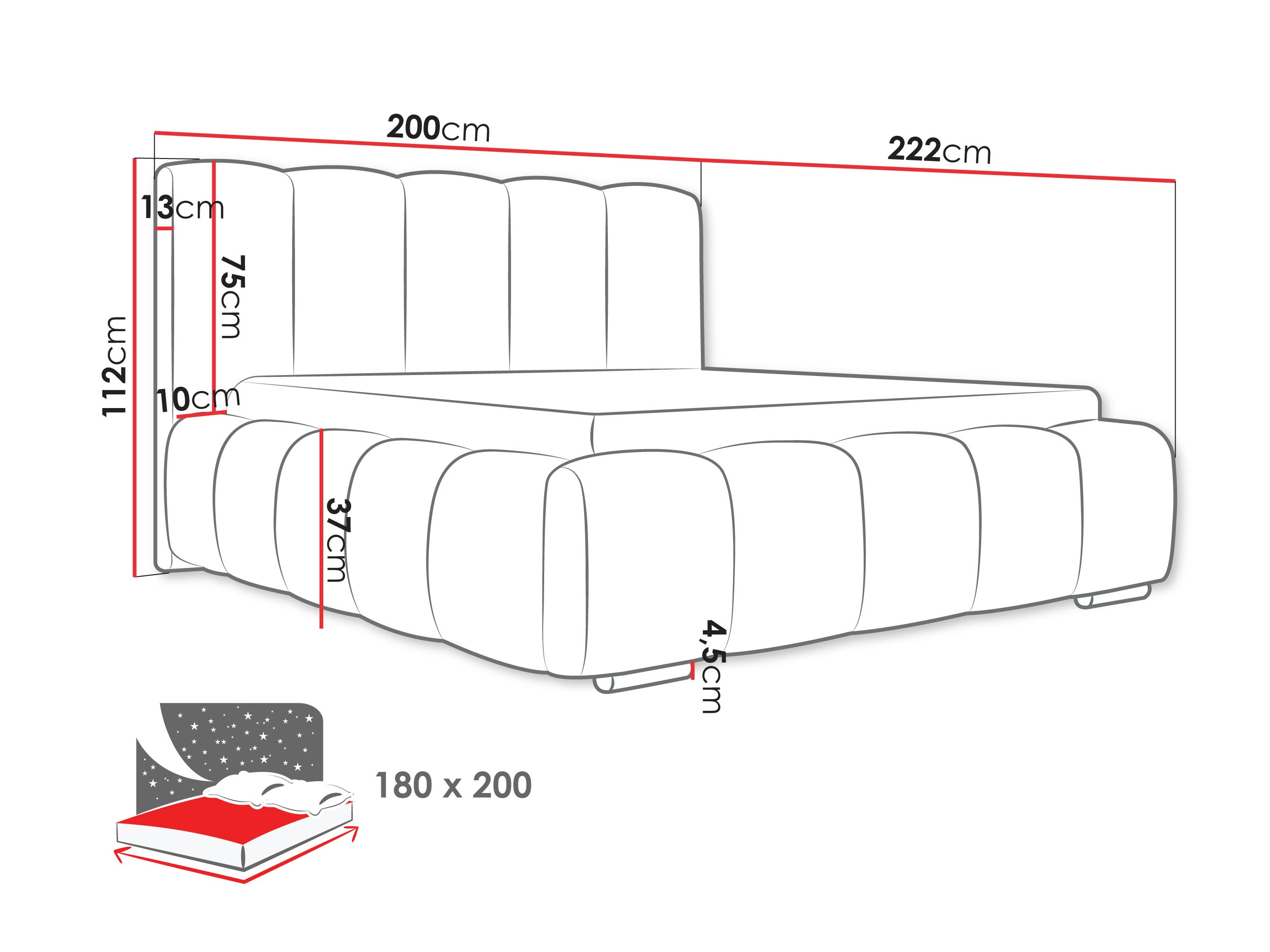 Bed TrendyNest 106 (Abriamo 8)