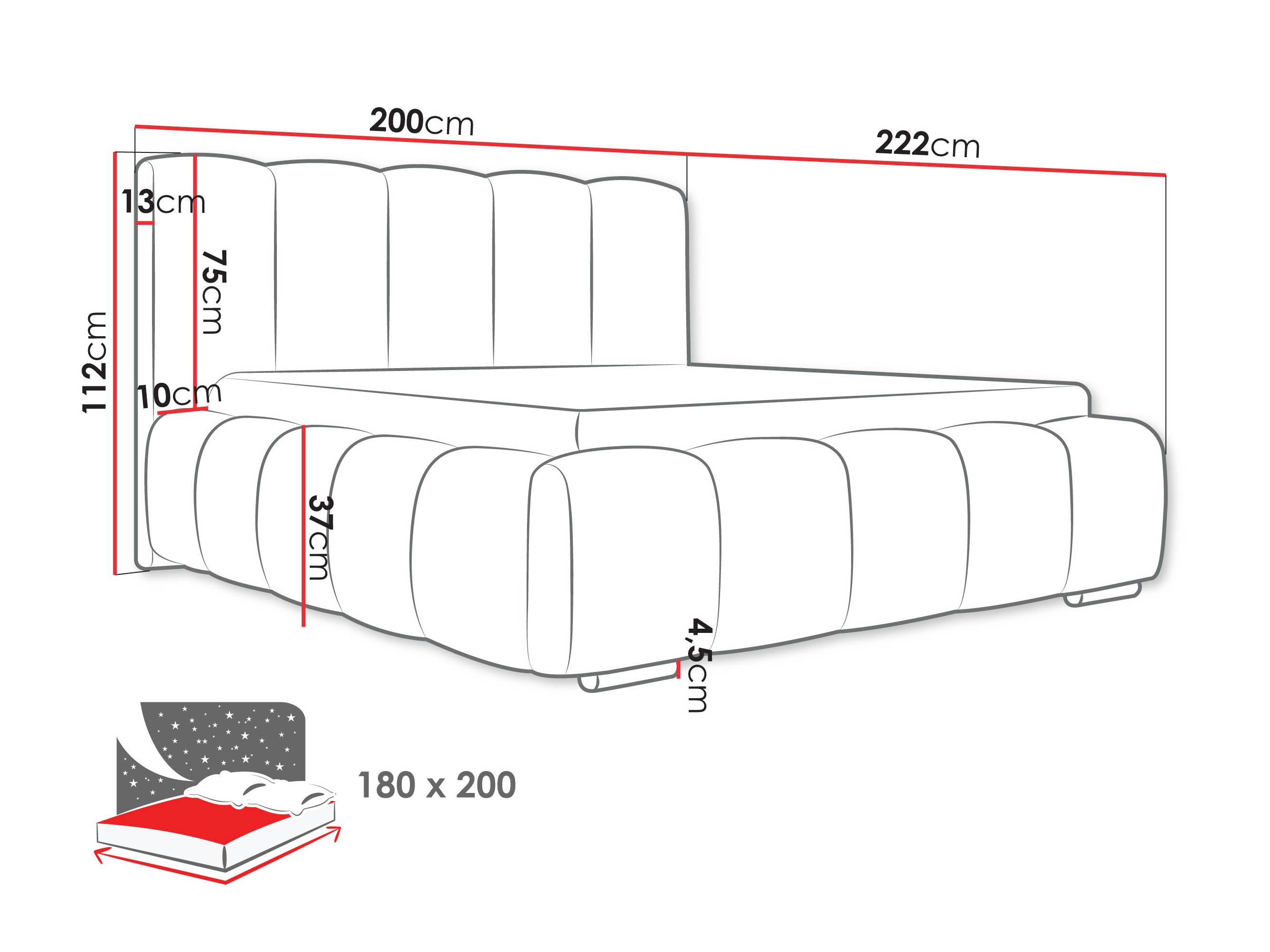 Bed TrendyNest 106 (Abriamo 9)