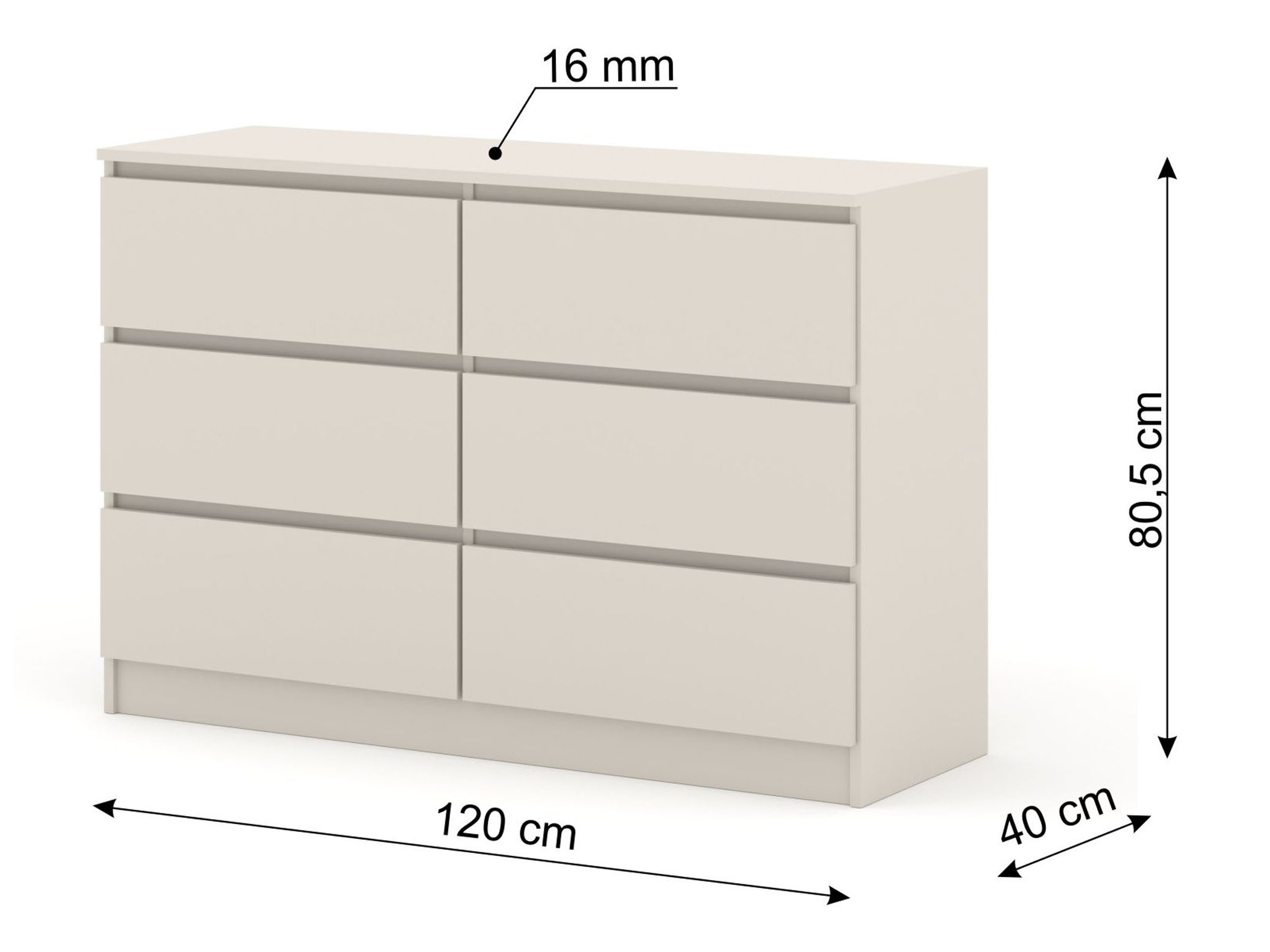 Ladekast Buffalo 196 (Kasjmier)