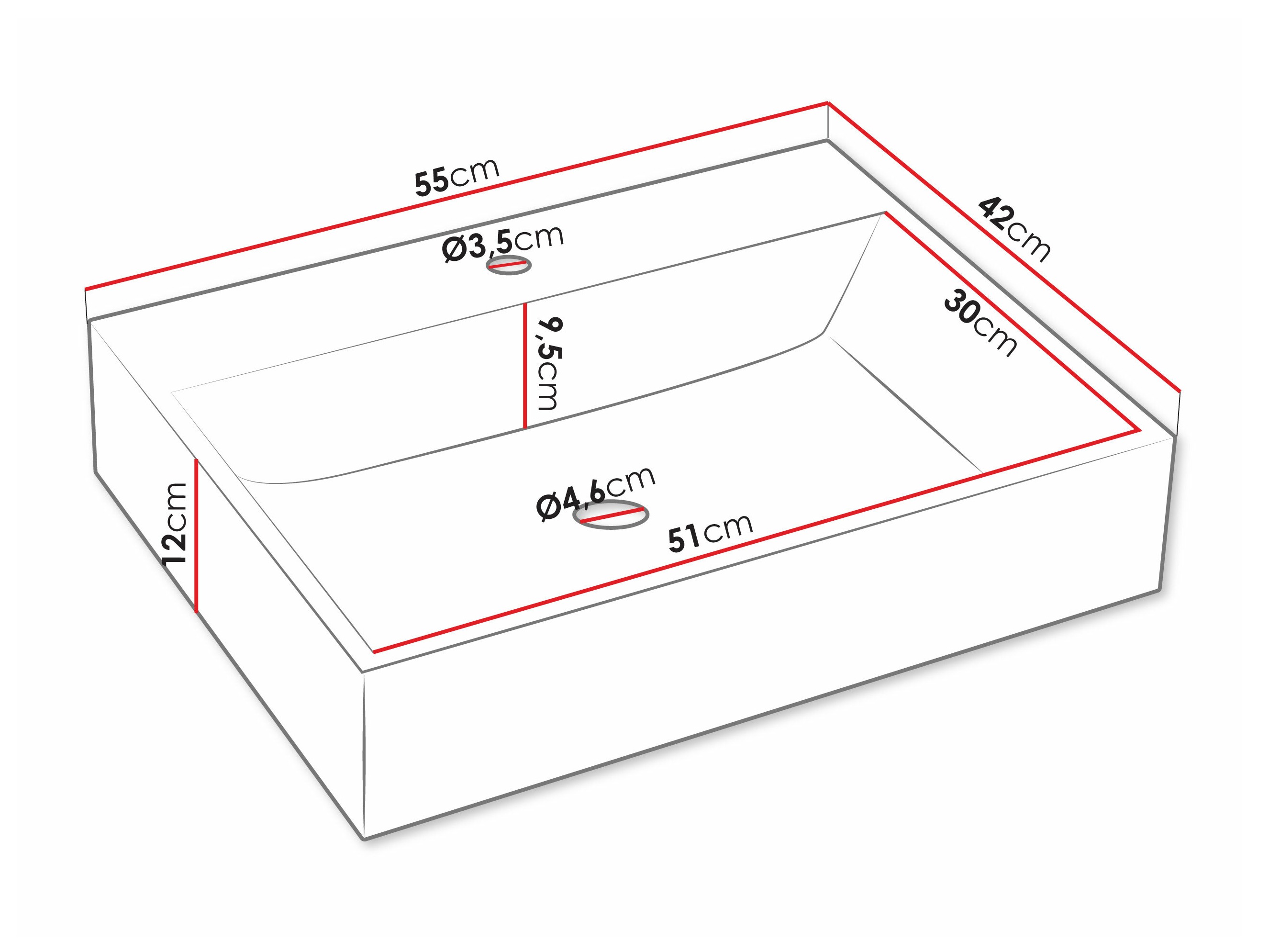 Badkamerset Virdomi 109 (Zwart)